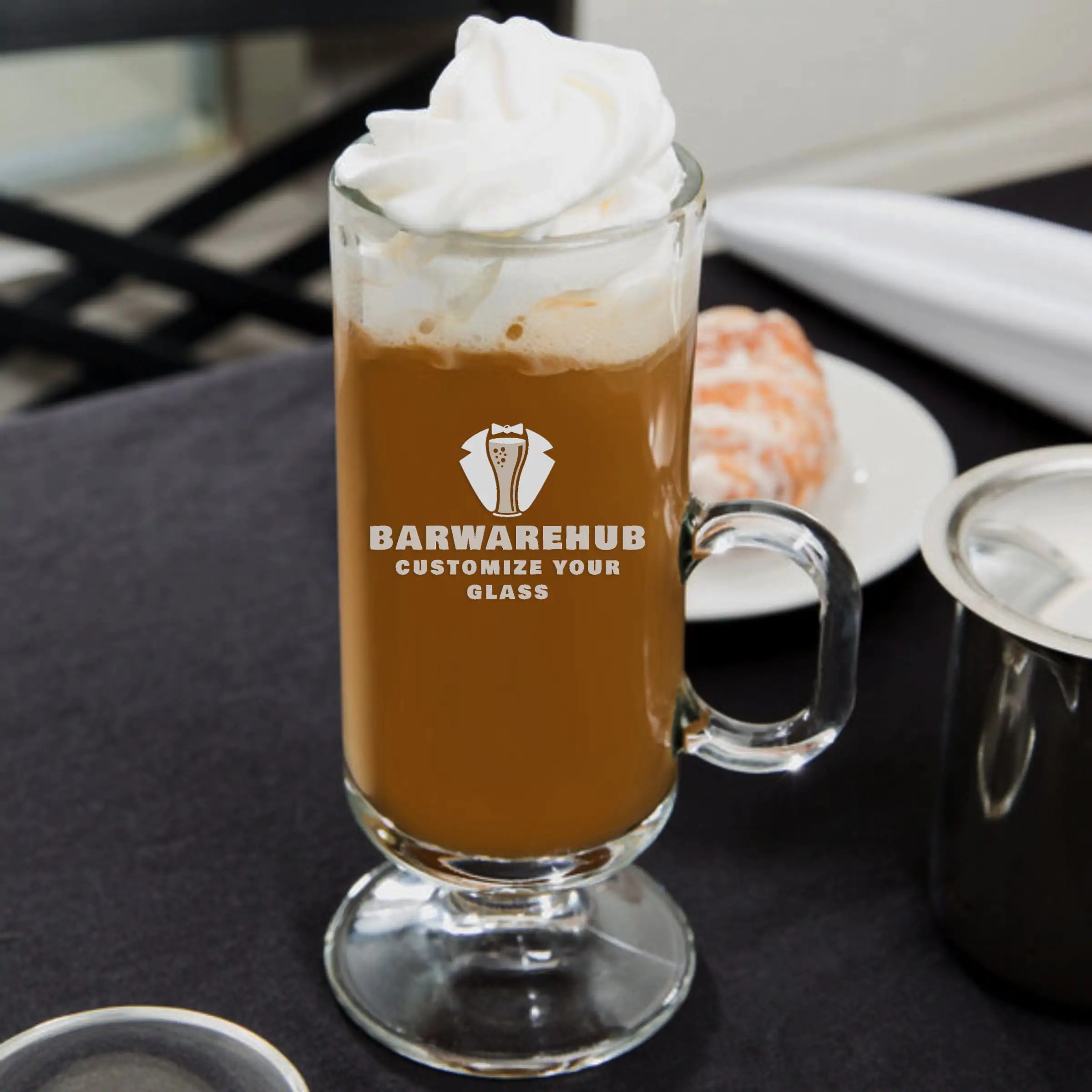 Engraved Glass Irish Coffee Mug �C 8.5 oz �C Item 524/5292