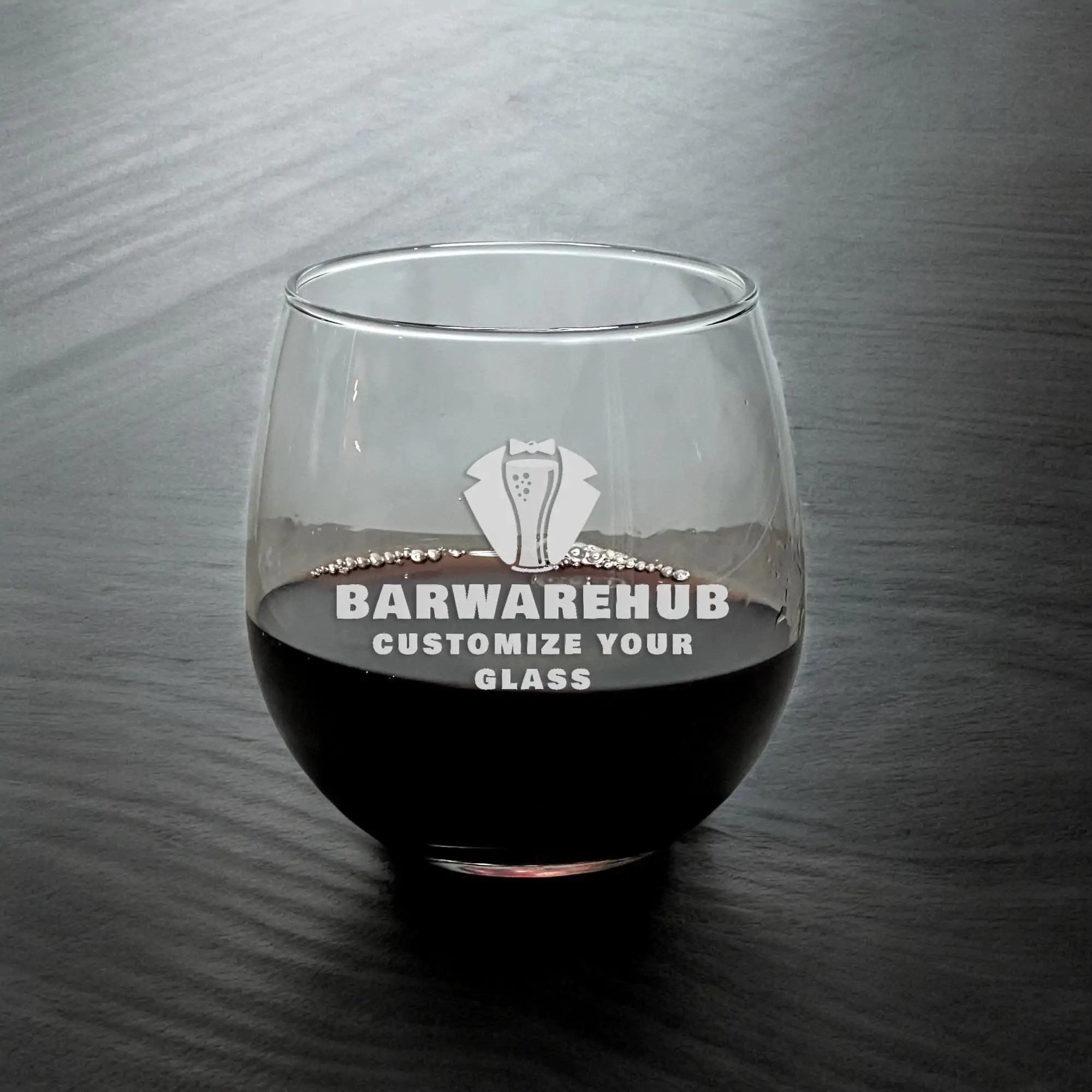 Engraved Stemless Wine Glass �C 16 oz  �C Item 455/222
