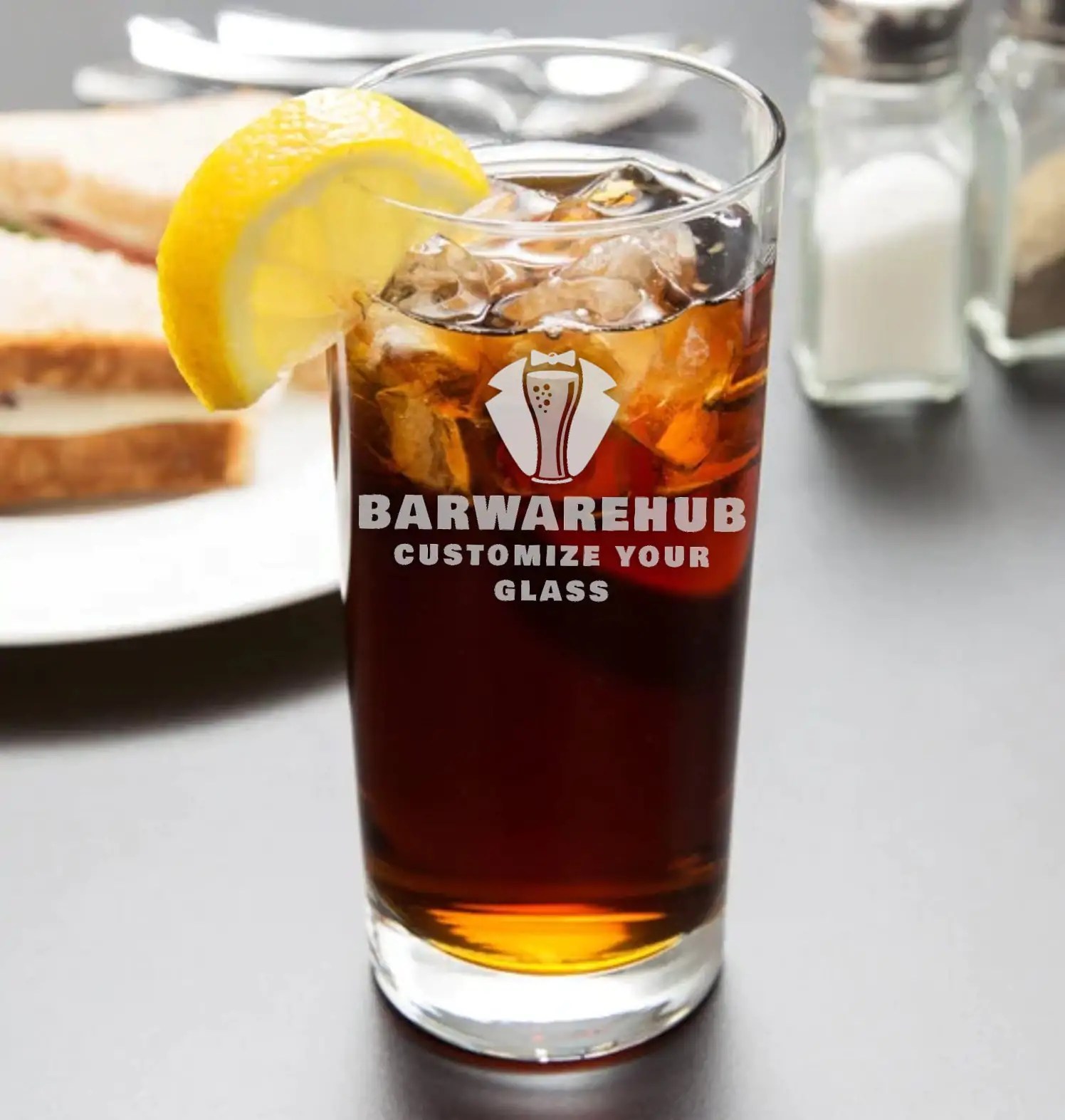 Engraved Water Drinking Glass �C 15 oz -Item 106 / GA53214