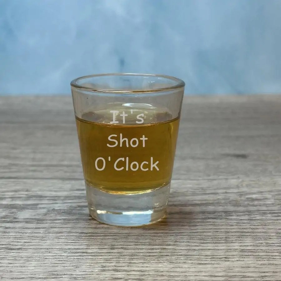 Engraved Whiskey / Shot Glass �C 1.5 oz �C Item 553653