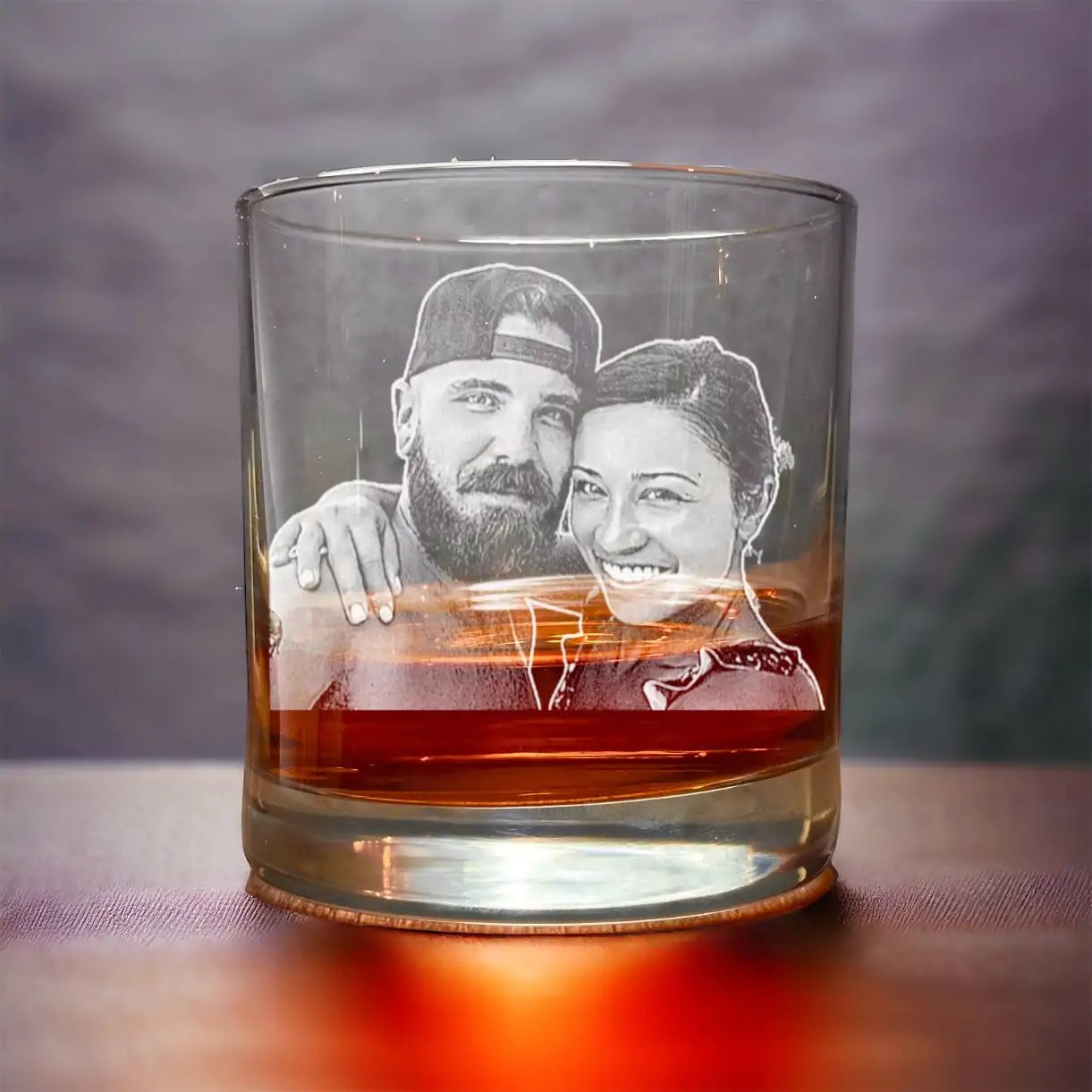 Your Photo Scotch Bourbon Glass �C 11oz Personalized Father��s Christmas Gift | Gifts for Whiskey Lovers