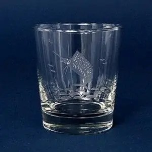 Engraved English Hi-Ball Bar Glass �C 13 oz Item 139
