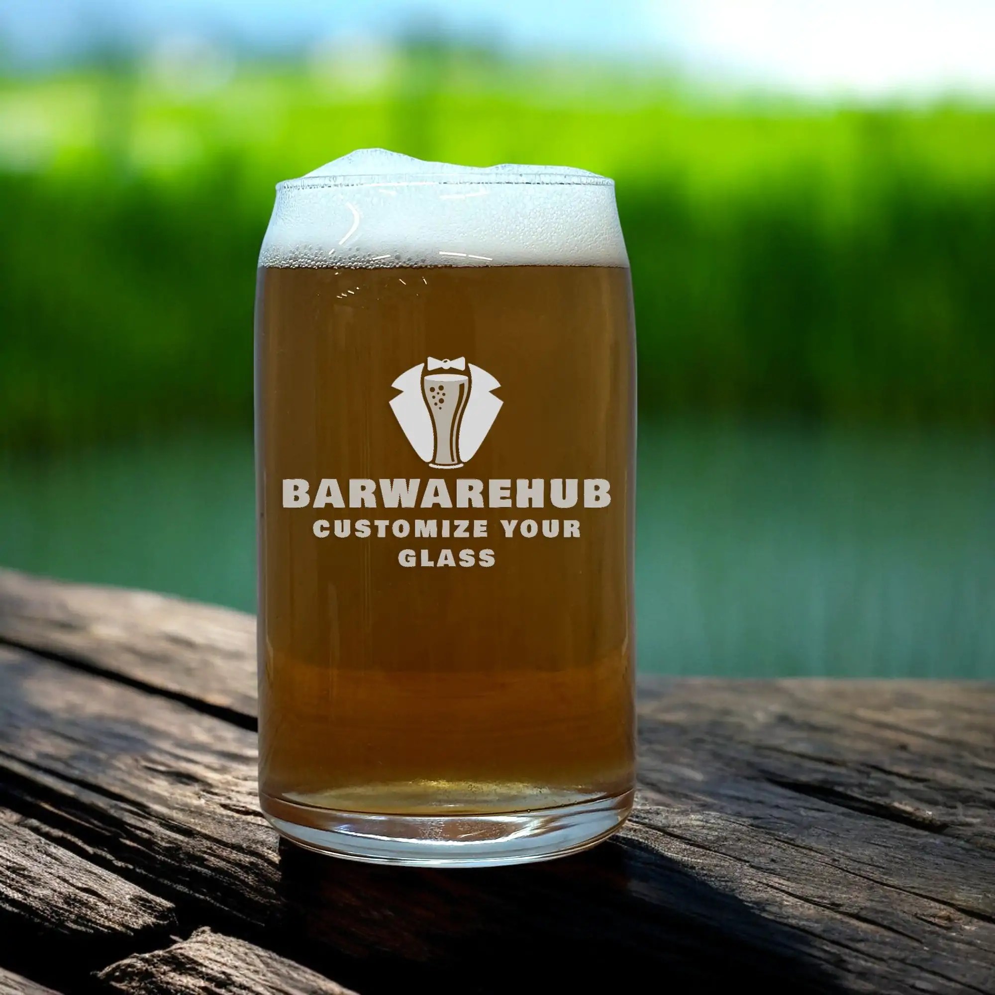 Engraved Set of Can Glasses 16 oz �C Item 209