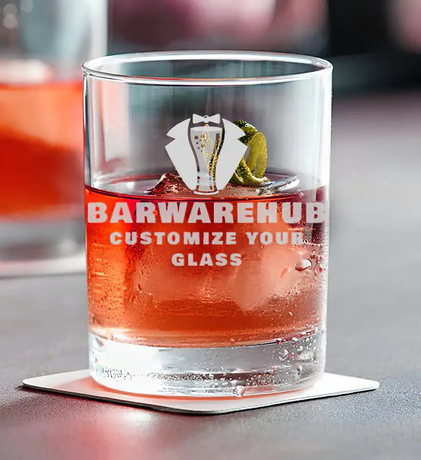 Engraved Aristocrat Double Old-Fashioned Bar Glass �C 14 oz �C Item 103/53232-918CD