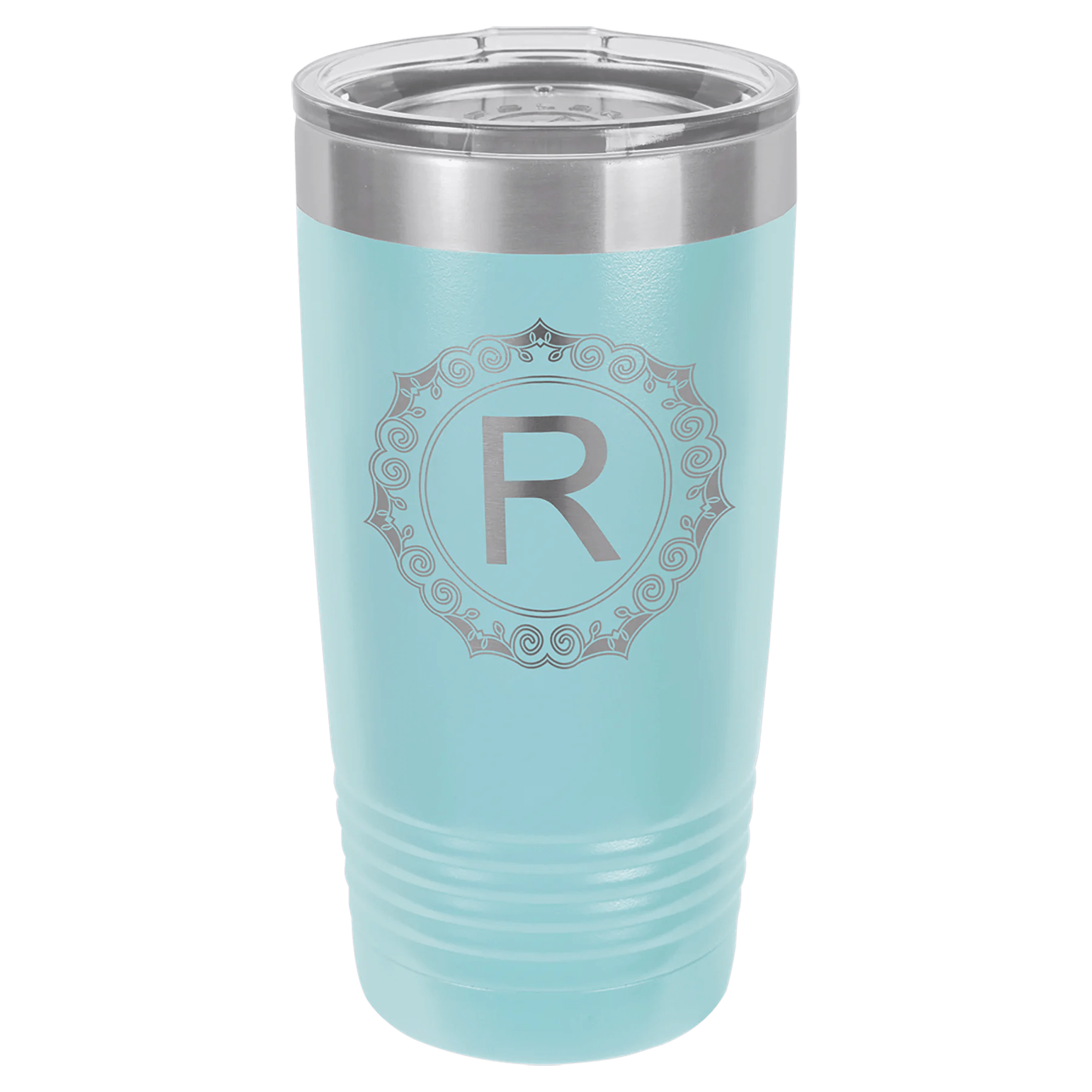 Engraved 20oz Vacuum Insulated Personalized Stainless Steel Tumbler with Lid