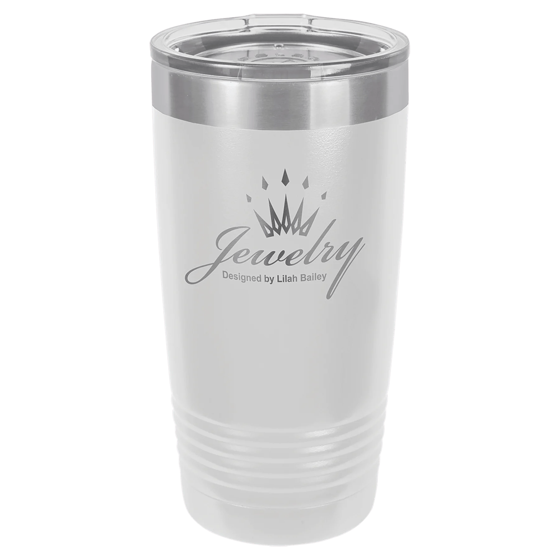 Engraved 20oz Vacuum Insulated Personalized Stainless Steel Tumbler with Lid