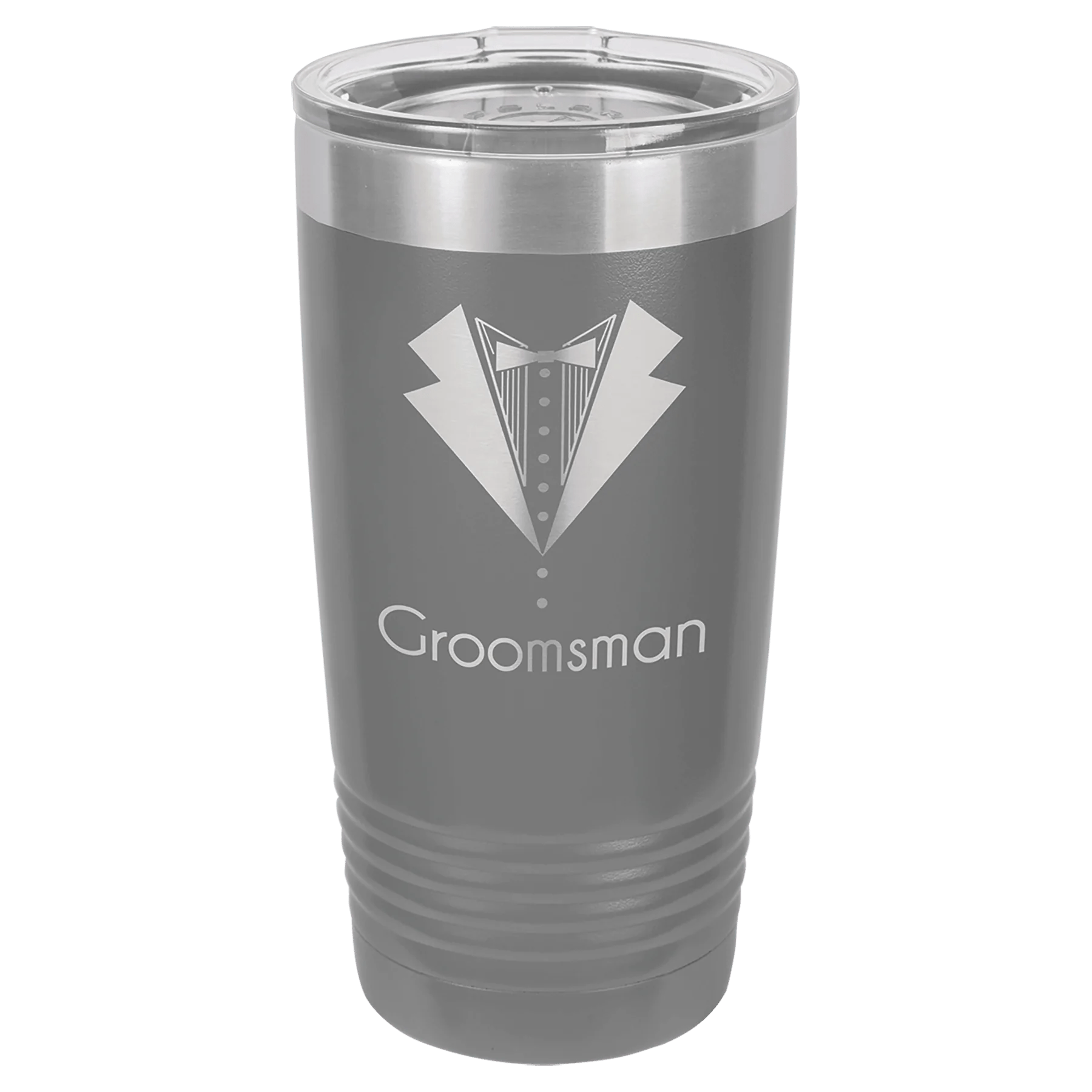 Engraved 20oz Vacuum Insulated Personalized Stainless Steel Tumbler with Lid
