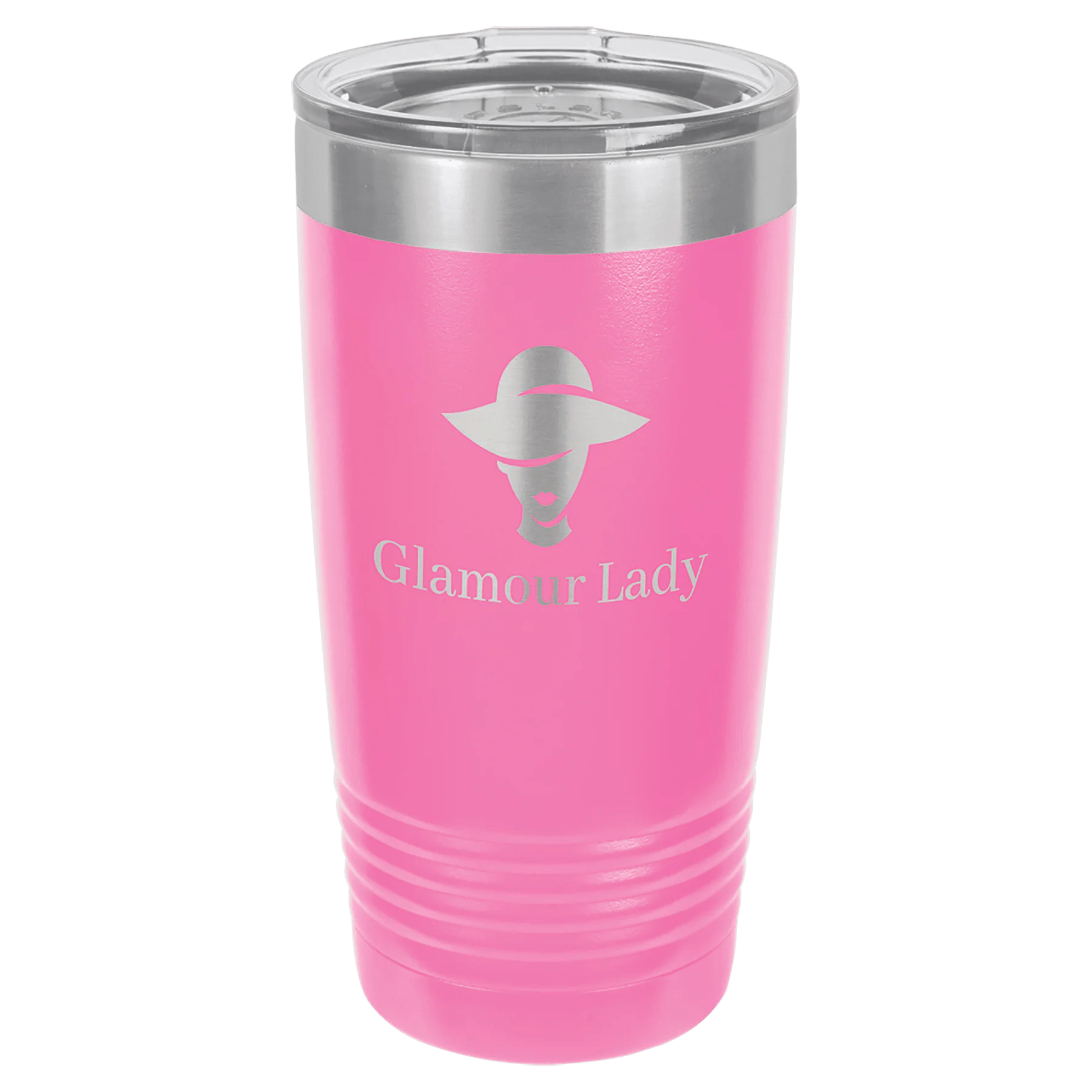 Engraved 20oz Vacuum Insulated Personalized Stainless Steel Tumbler with Lid