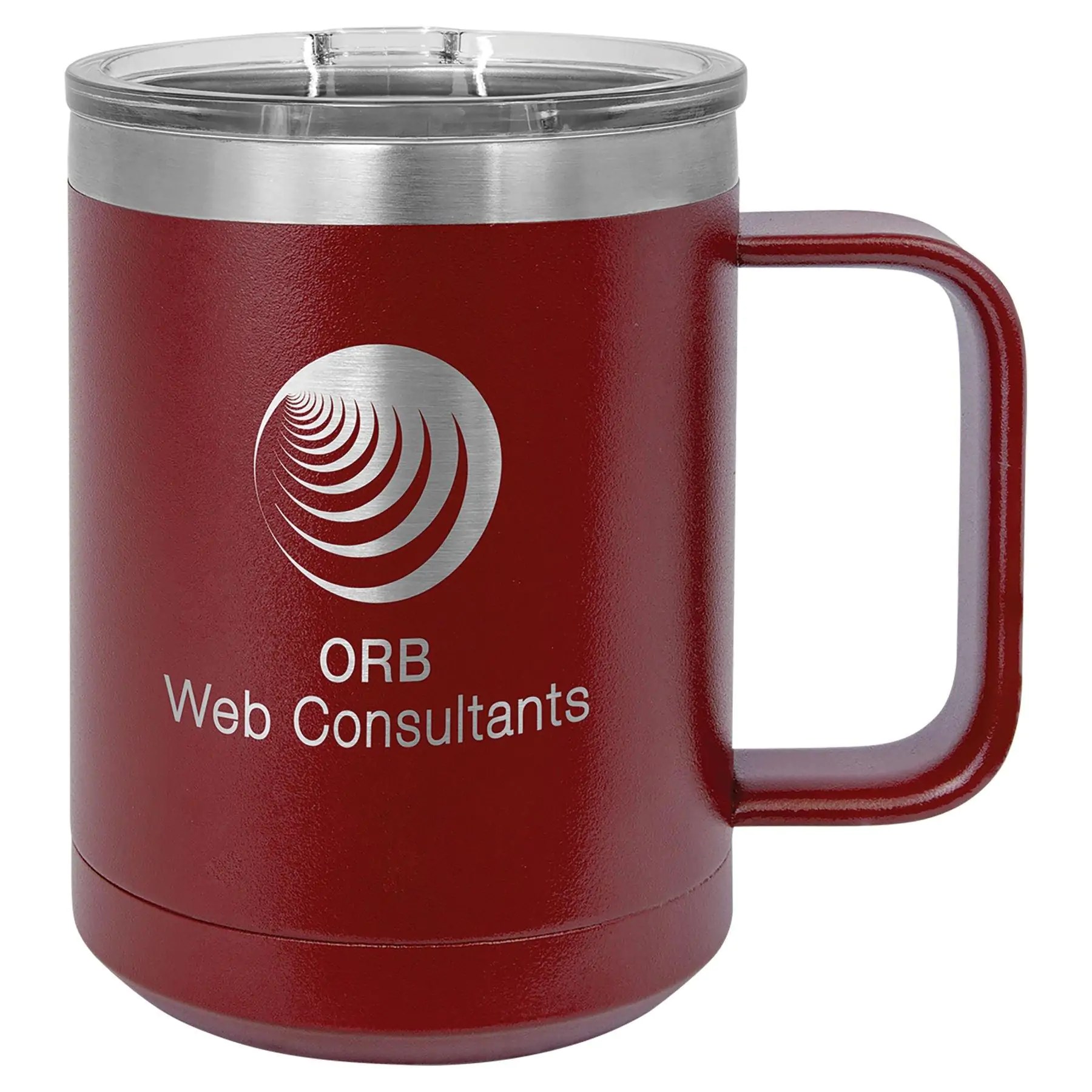 Engraved Polar Camel 15 oz. Vacuum Insulated Mug with Slider Lid