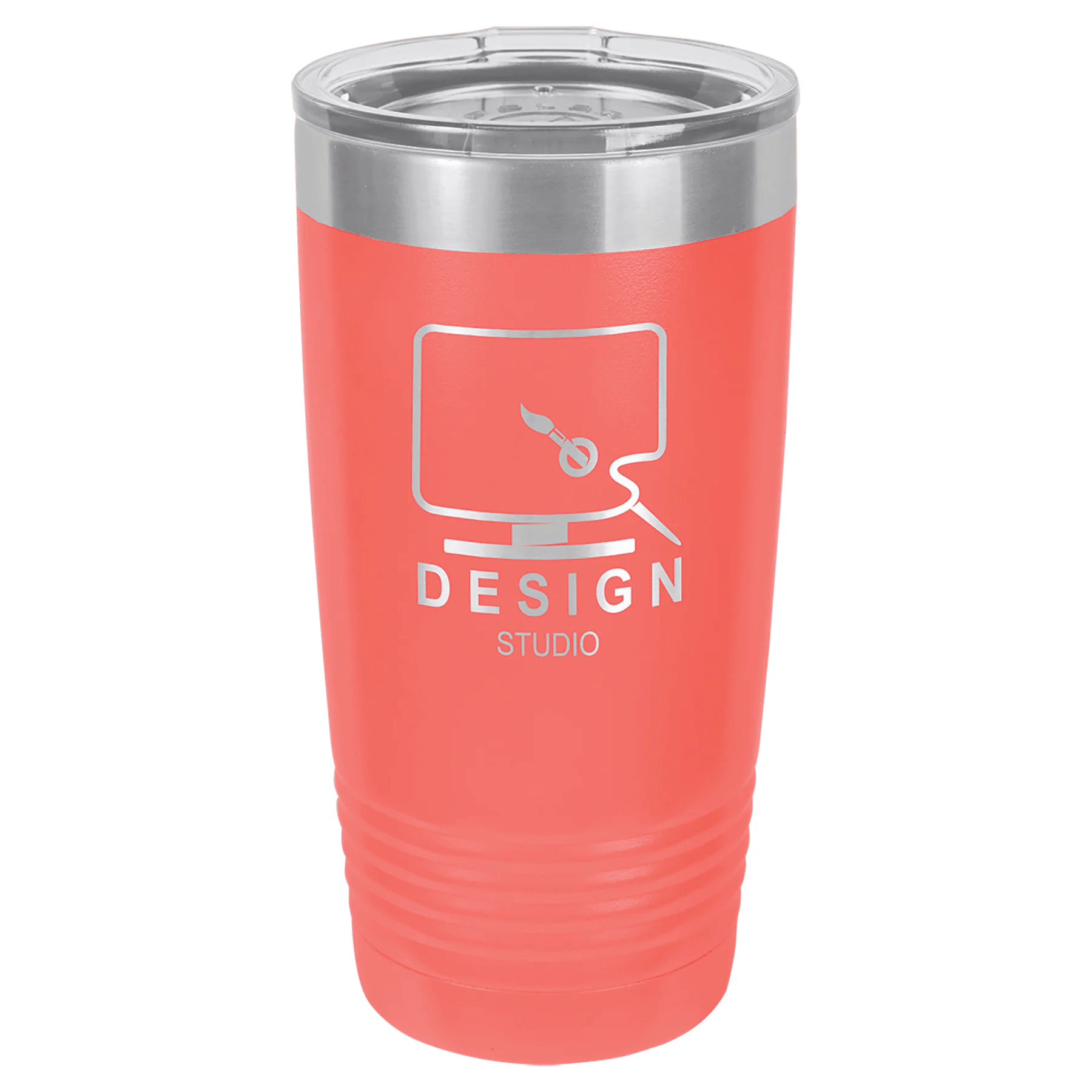 Engraved 20oz Vacuum Insulated Personalized Stainless Steel Tumbler with Lid
