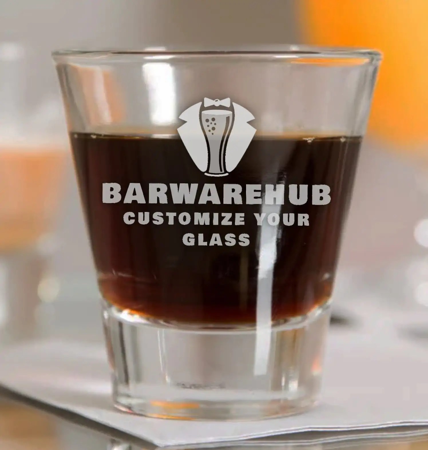 Engraved Espresso Shot Glass �C 3.7 oz �C Item 15733