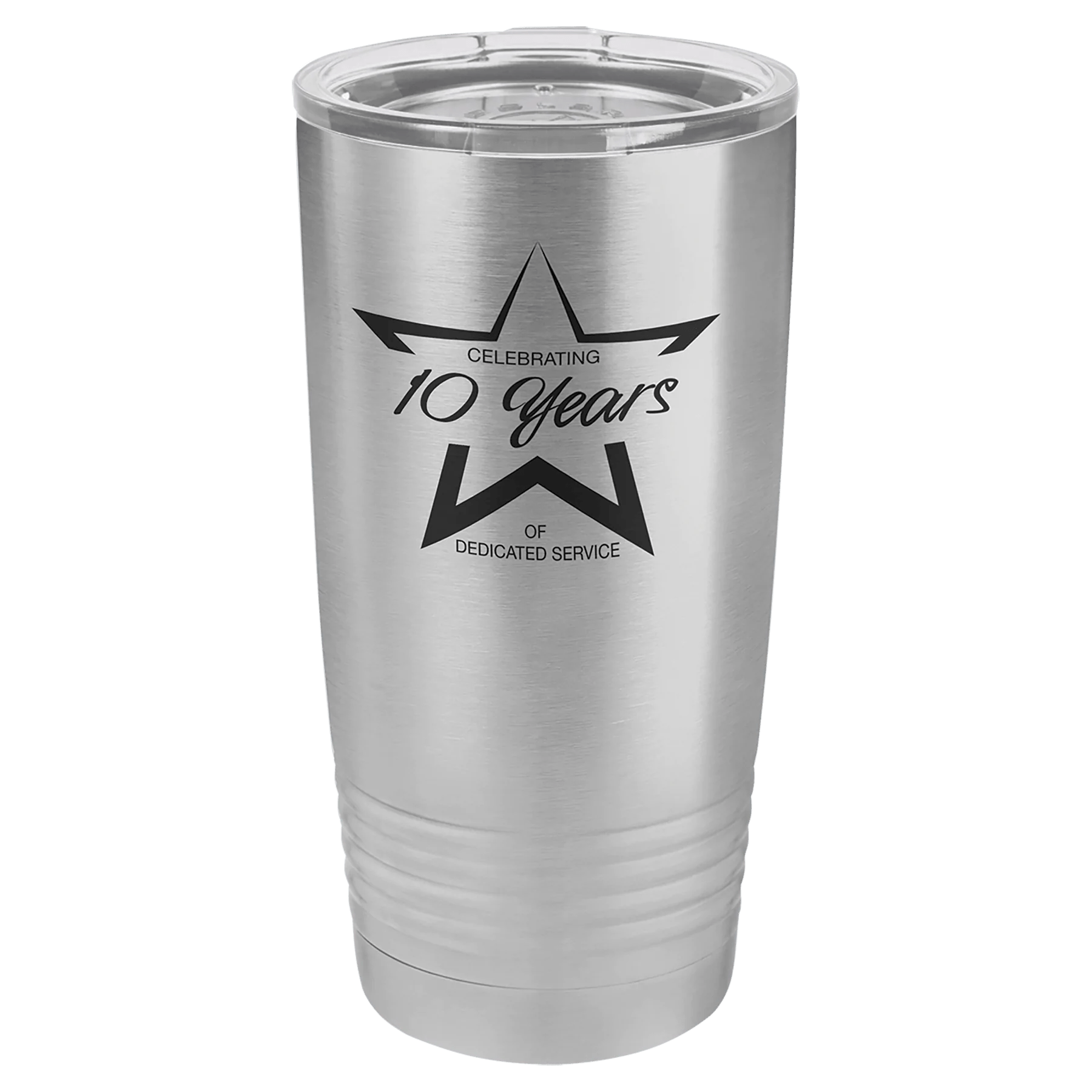 Engraved 20oz Vacuum Insulated Personalized Stainless Steel Tumbler with Lid