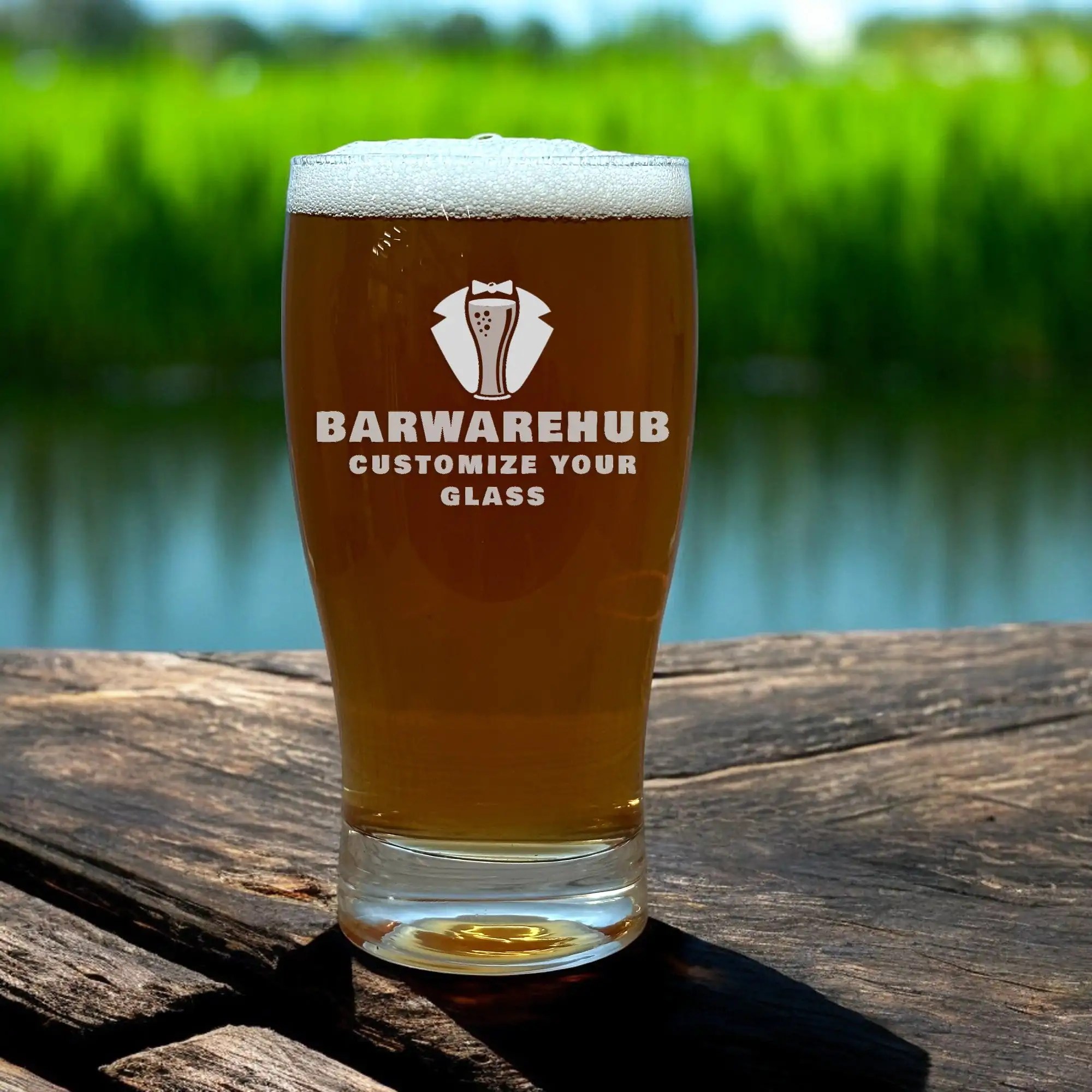 Engraved Pub Beer Glass �C 16 oz �C Item 243/4808