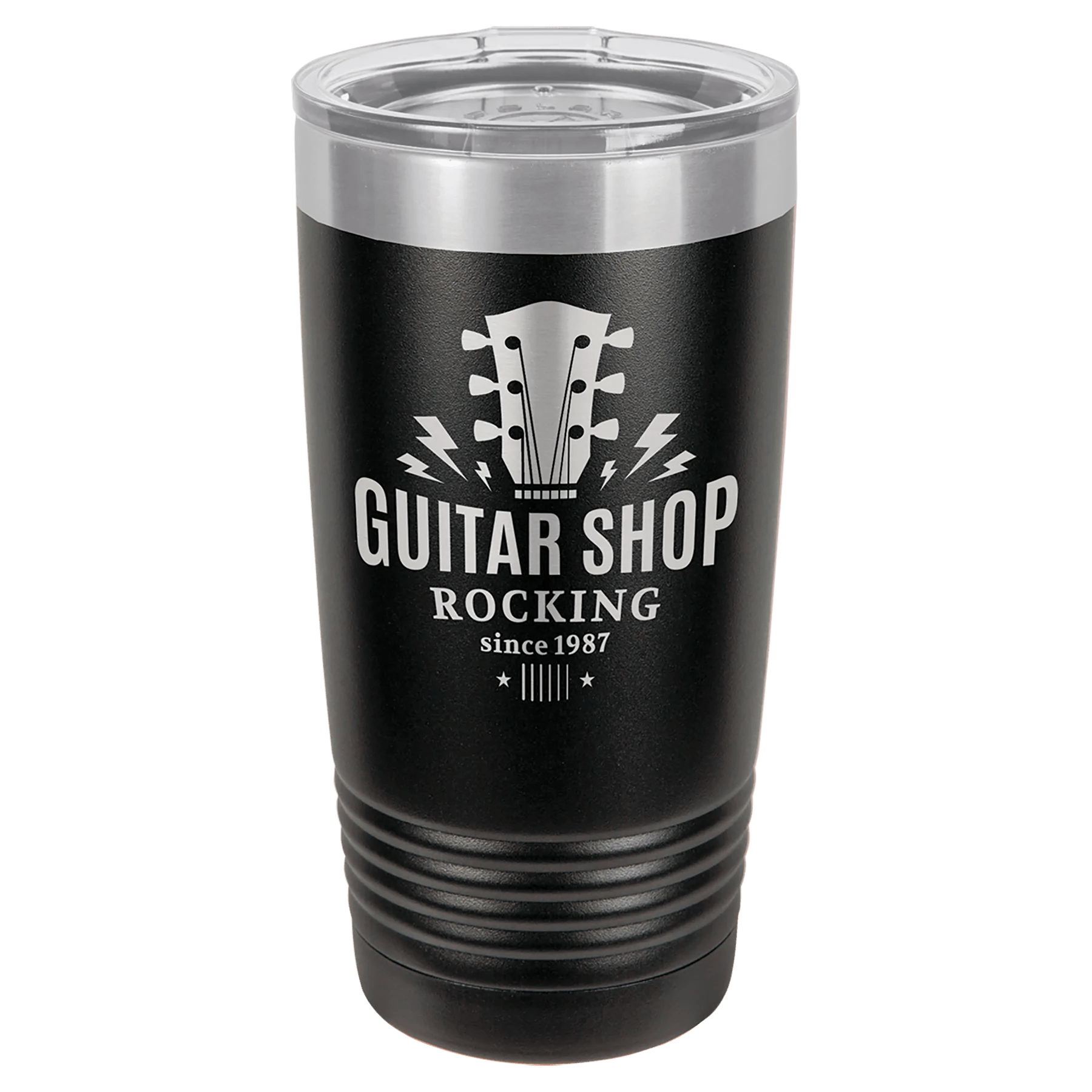Engraved 20oz Vacuum Insulated Personalized Stainless Steel Tumbler with Lid