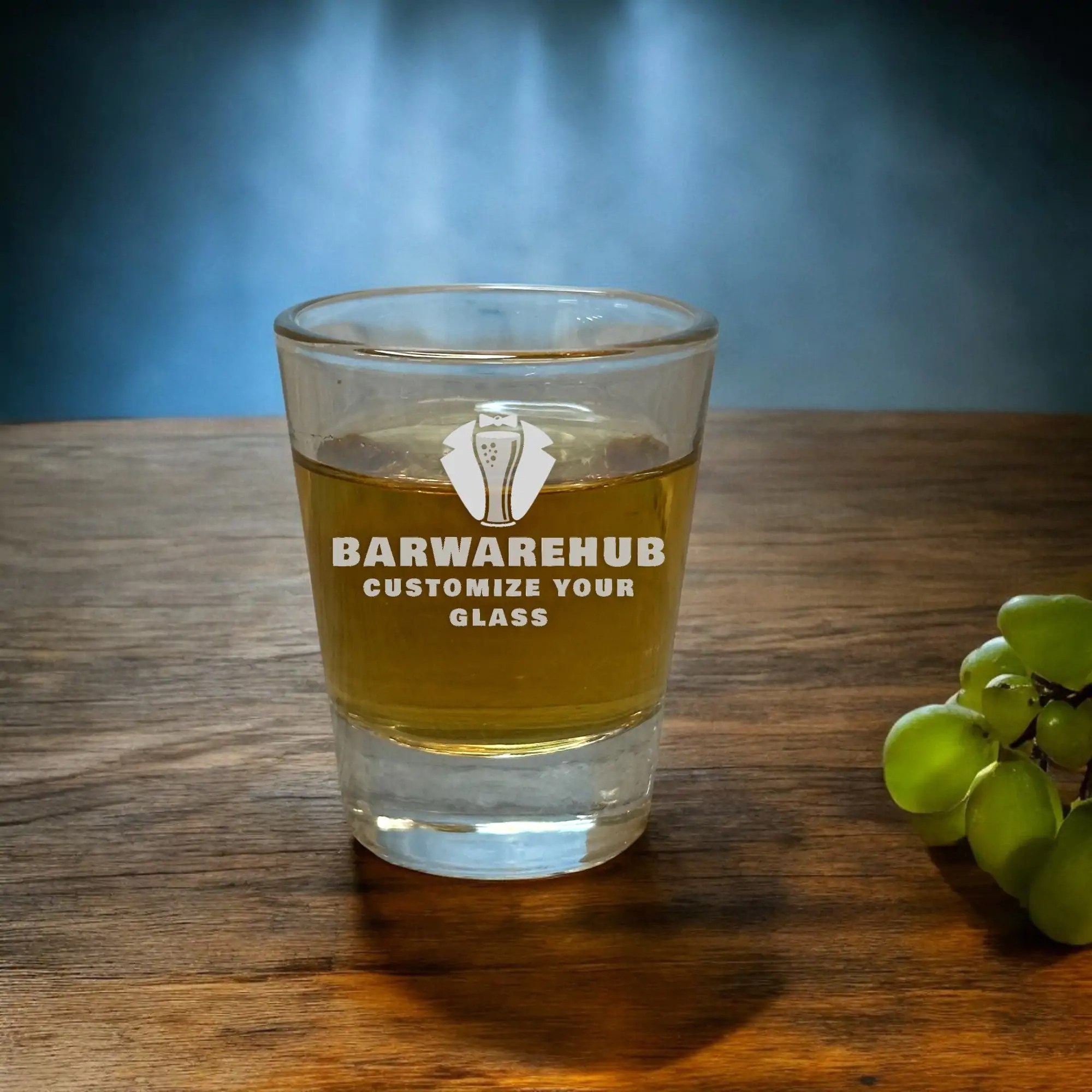 Engraved Whiskey Shot Glass �C 2 oz �C Item 48 �C 55148