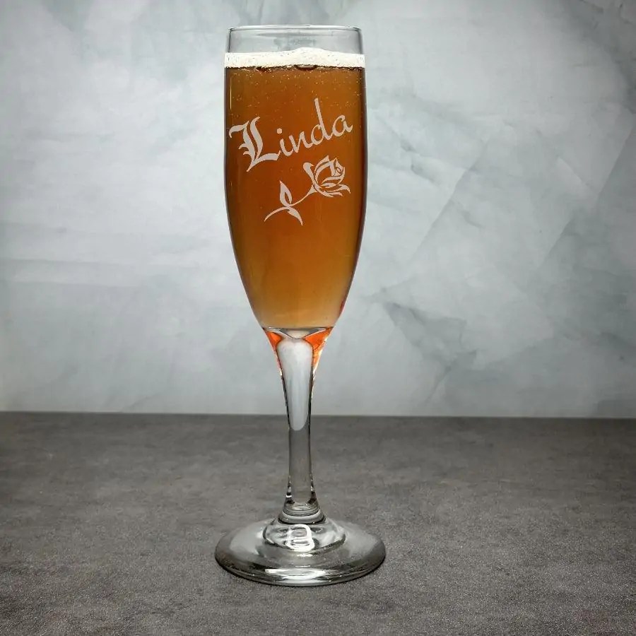 Engraved Champagne Glass-6oz-Item 408/76926