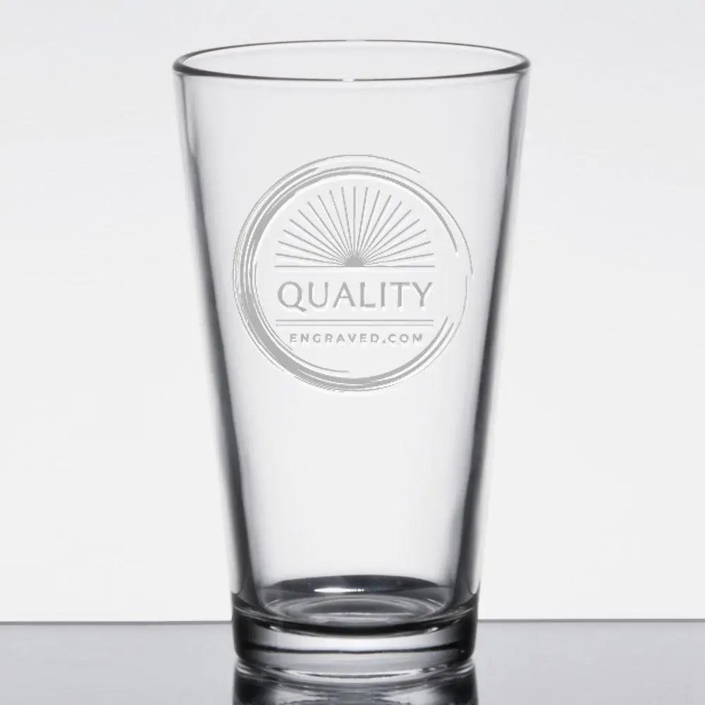 Engraved Mixing/Pint Glass �C 16 oz �C Item 212/GAG3960