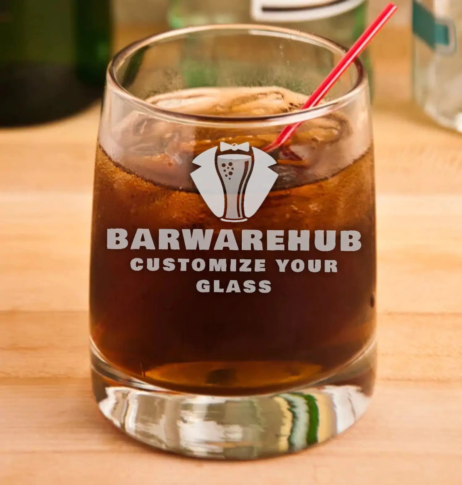 Engraved Vibe Double Rocks / Old Fashioned Glass �C 12 oz �C Item 2311