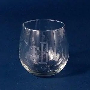 Engraved Stemless Wine Glass �C 16 oz  �C Item 455/222