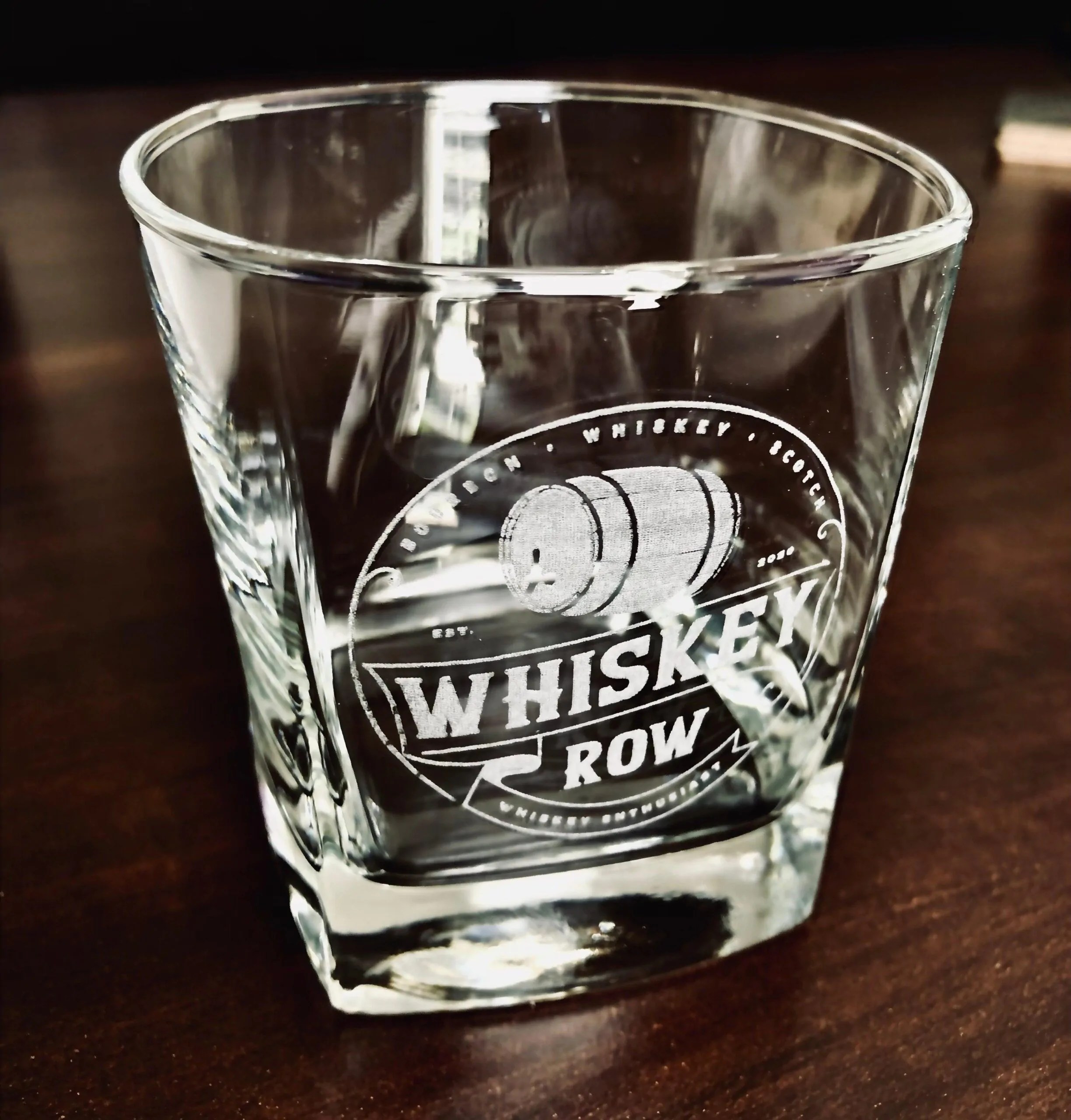 Engraved Cube 10 oz. Rocks / Old Fashioned Glass