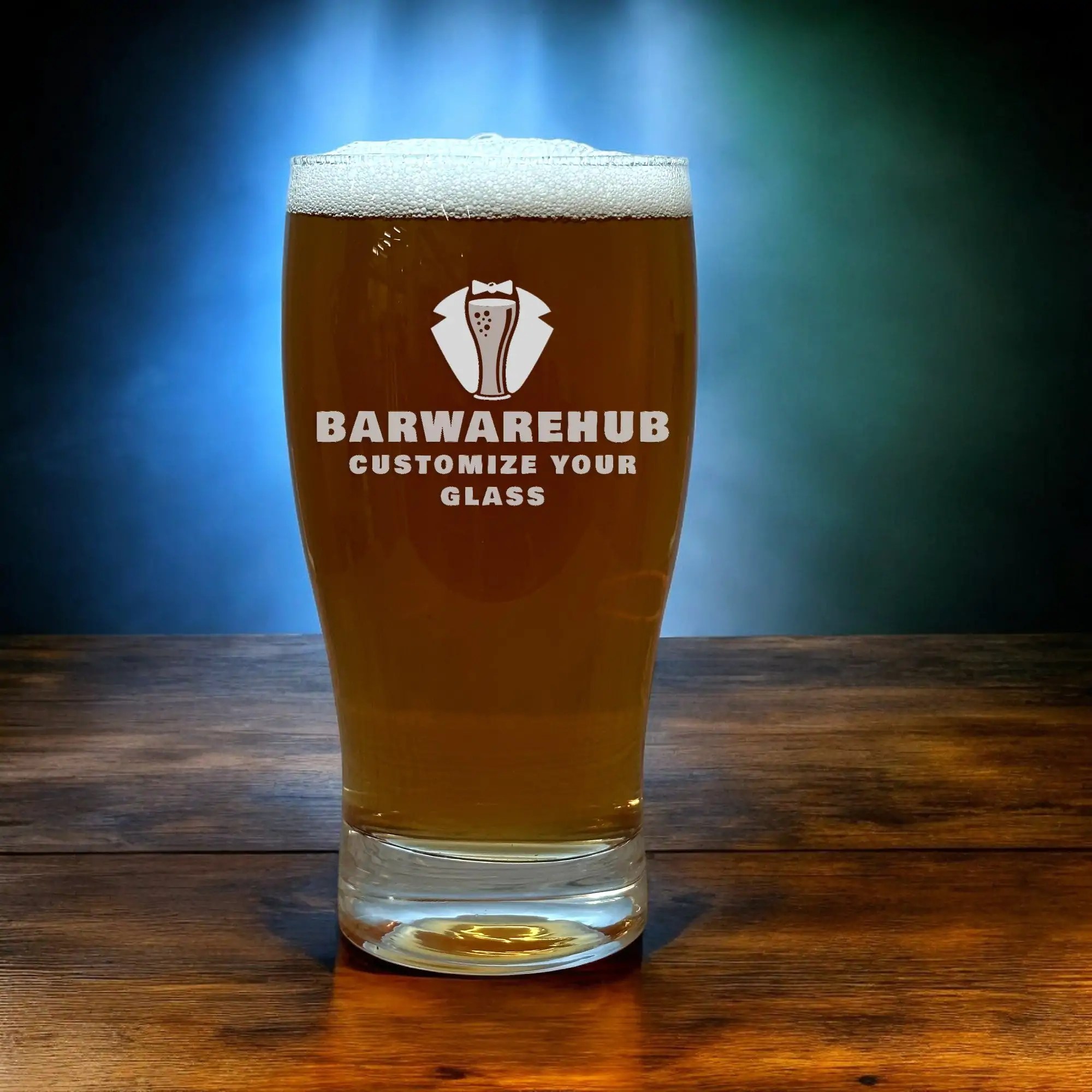 Engraved Beer Pub Glass �C 20 oz �C Item 244/c