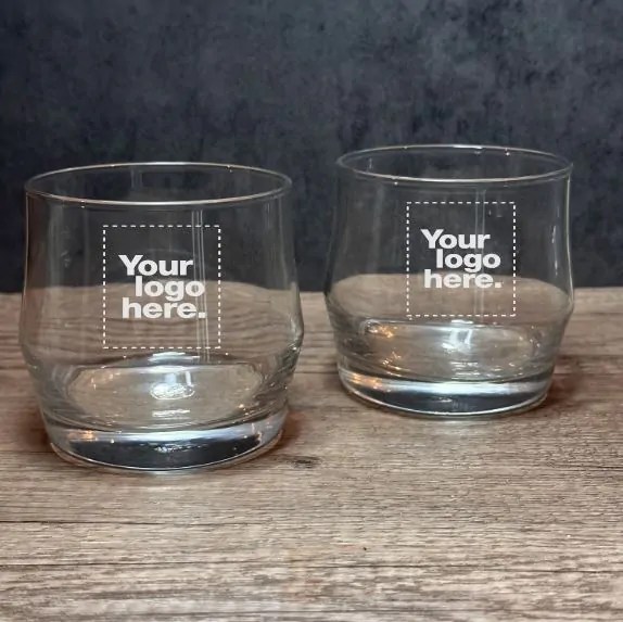 Engraved Set of Acopa Saloon 12 oz. Rocks Glasses �C Item 5535612S