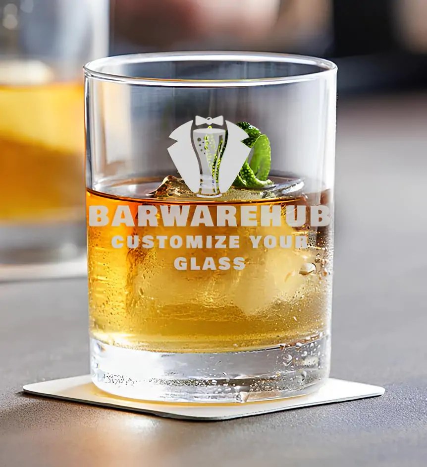 Engraved Aristocrat Double Old-Fashioned Bar Glass �C 14 oz �C Item 103/53232-918CD
