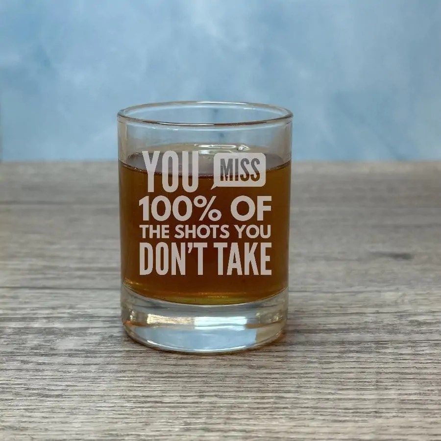 Engraved Set of Shot Glasses �C 3 oz �C Item 101/36980