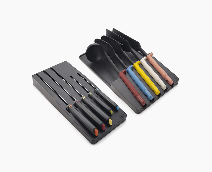 Elevate 10-teiliges Messer- und Utensilienset mit Schubladeneinsatz