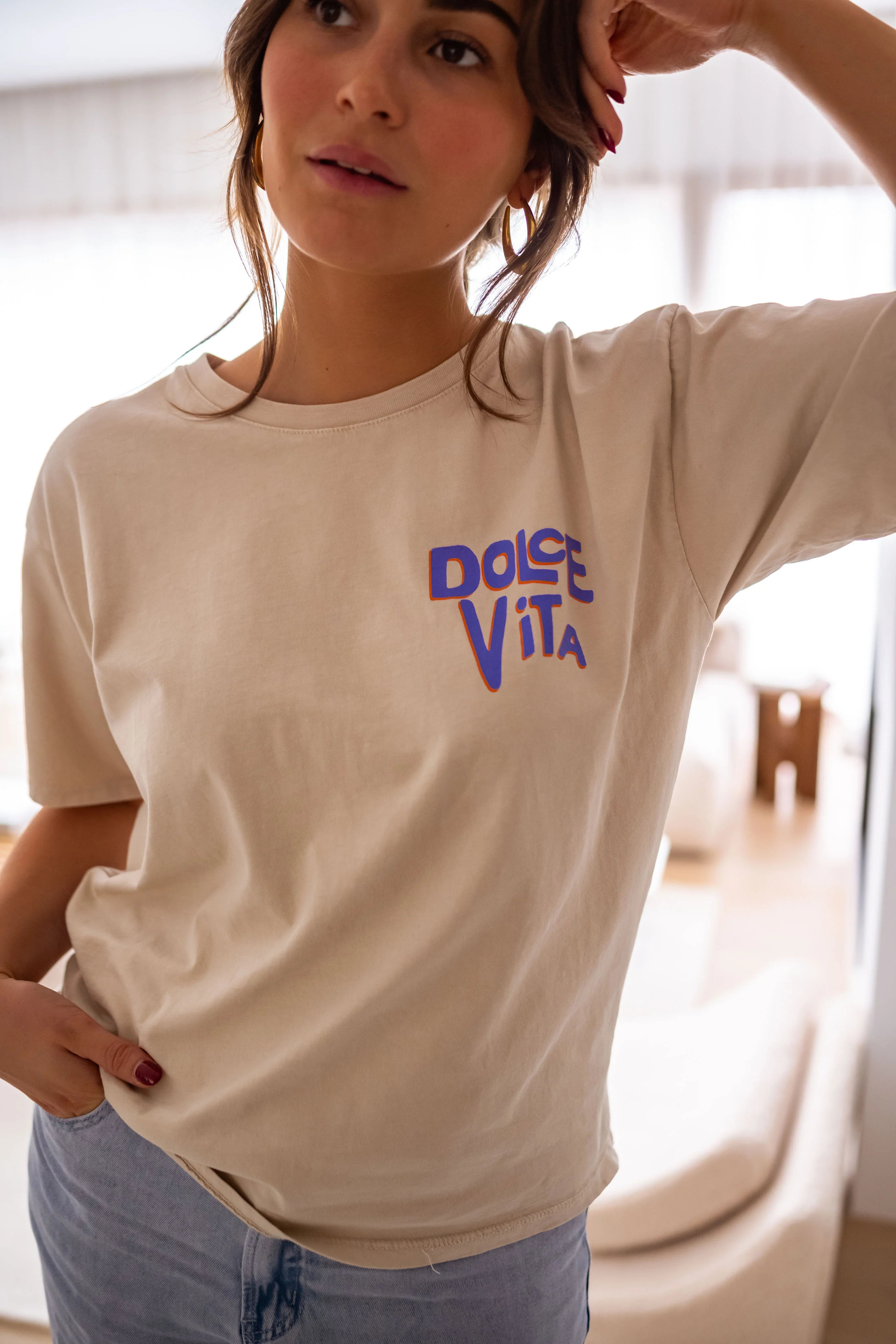 Beige Dolce T-shirt