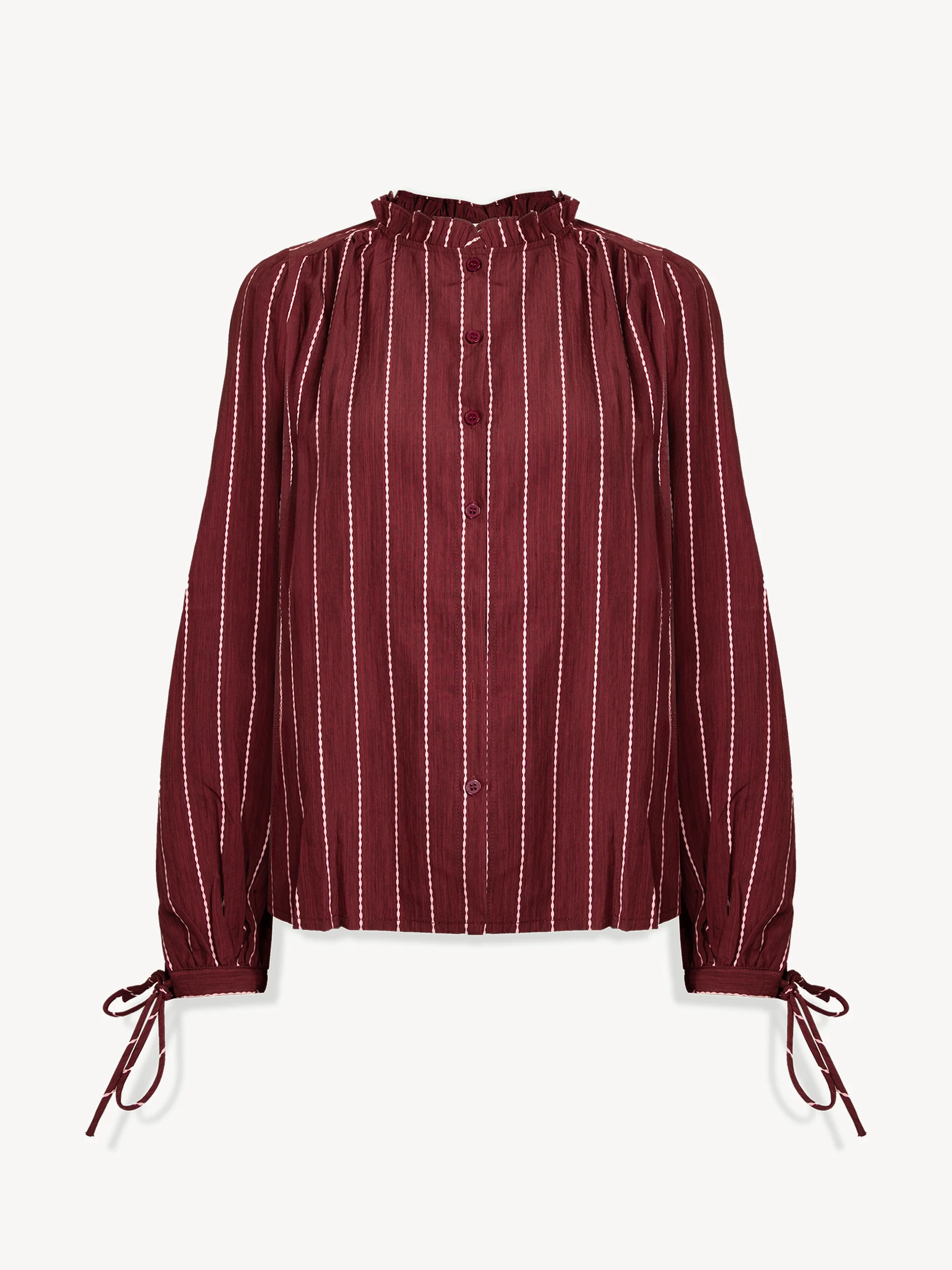 Burgundy Dorli Blouse