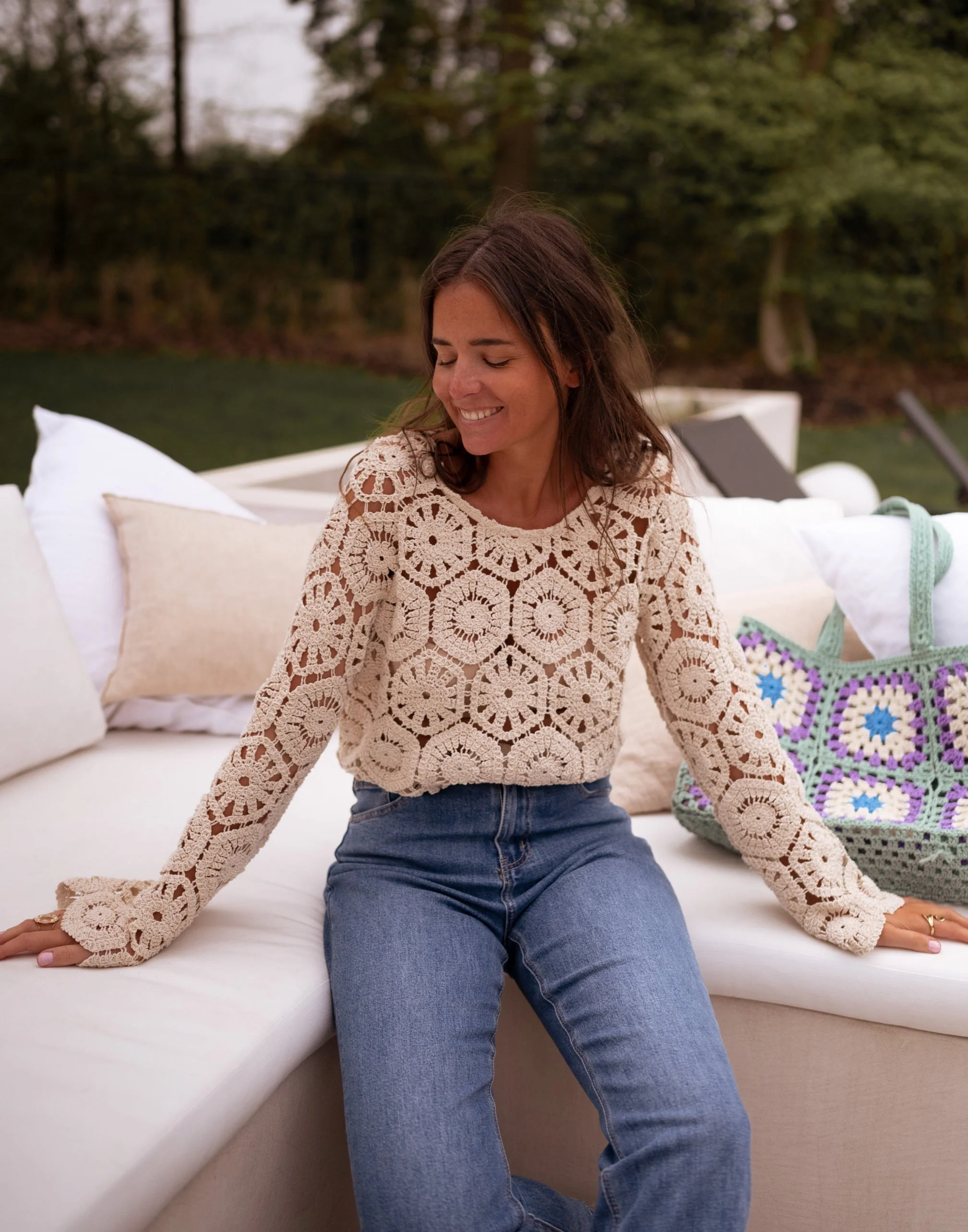 Beige Analy Blouse