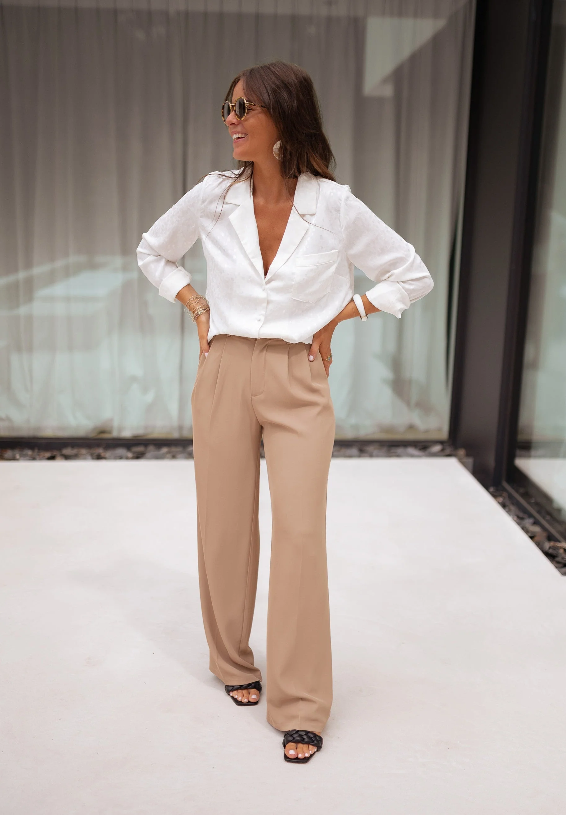 Beige Victor Pants