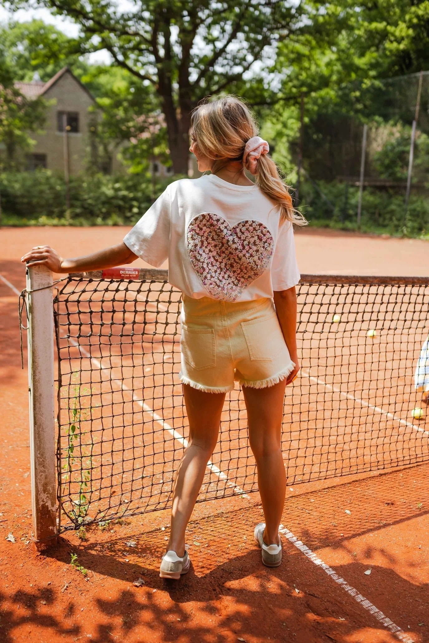 Yellow Franck Denim Shorts