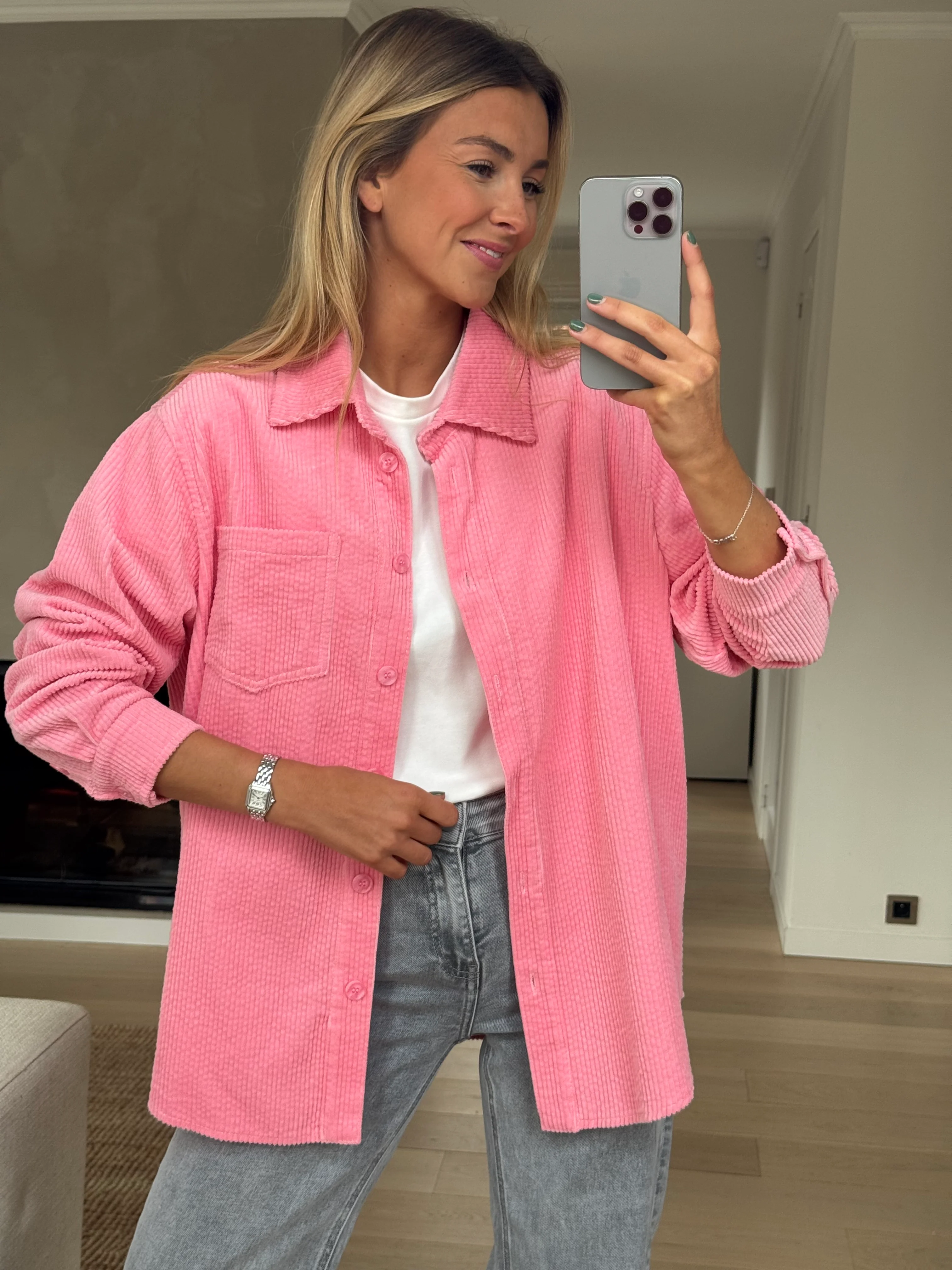 Pink Aurelie Overshirt