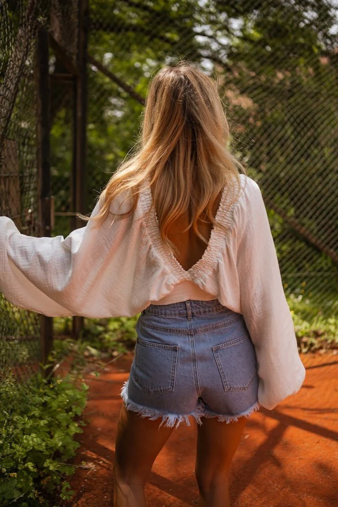 White Manoa Blouse