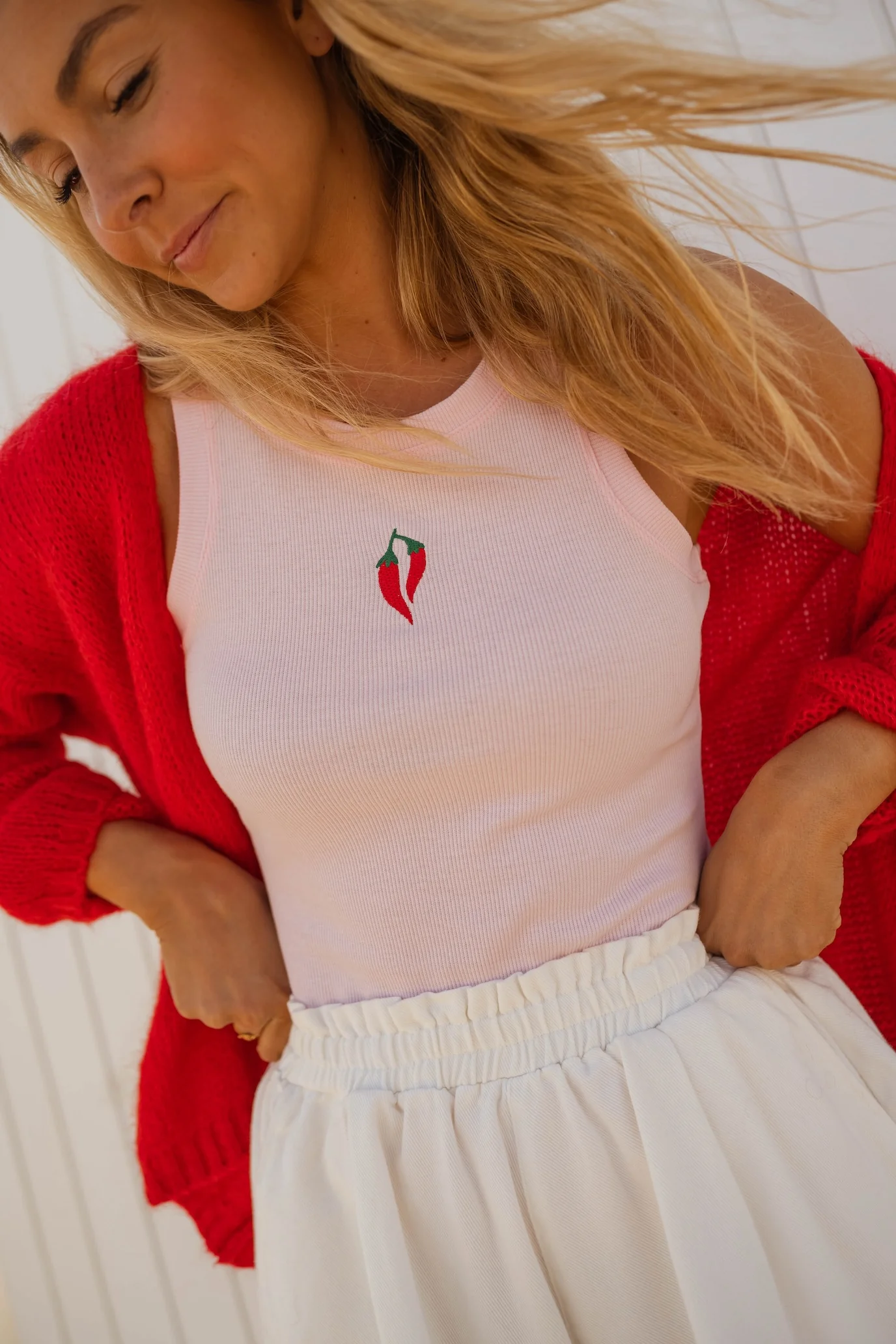 Pink Carlos Top