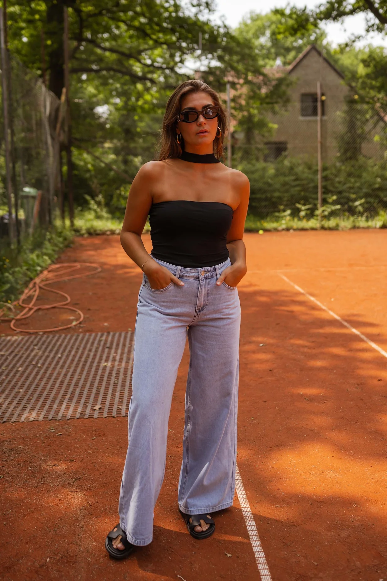 Black Calie Top