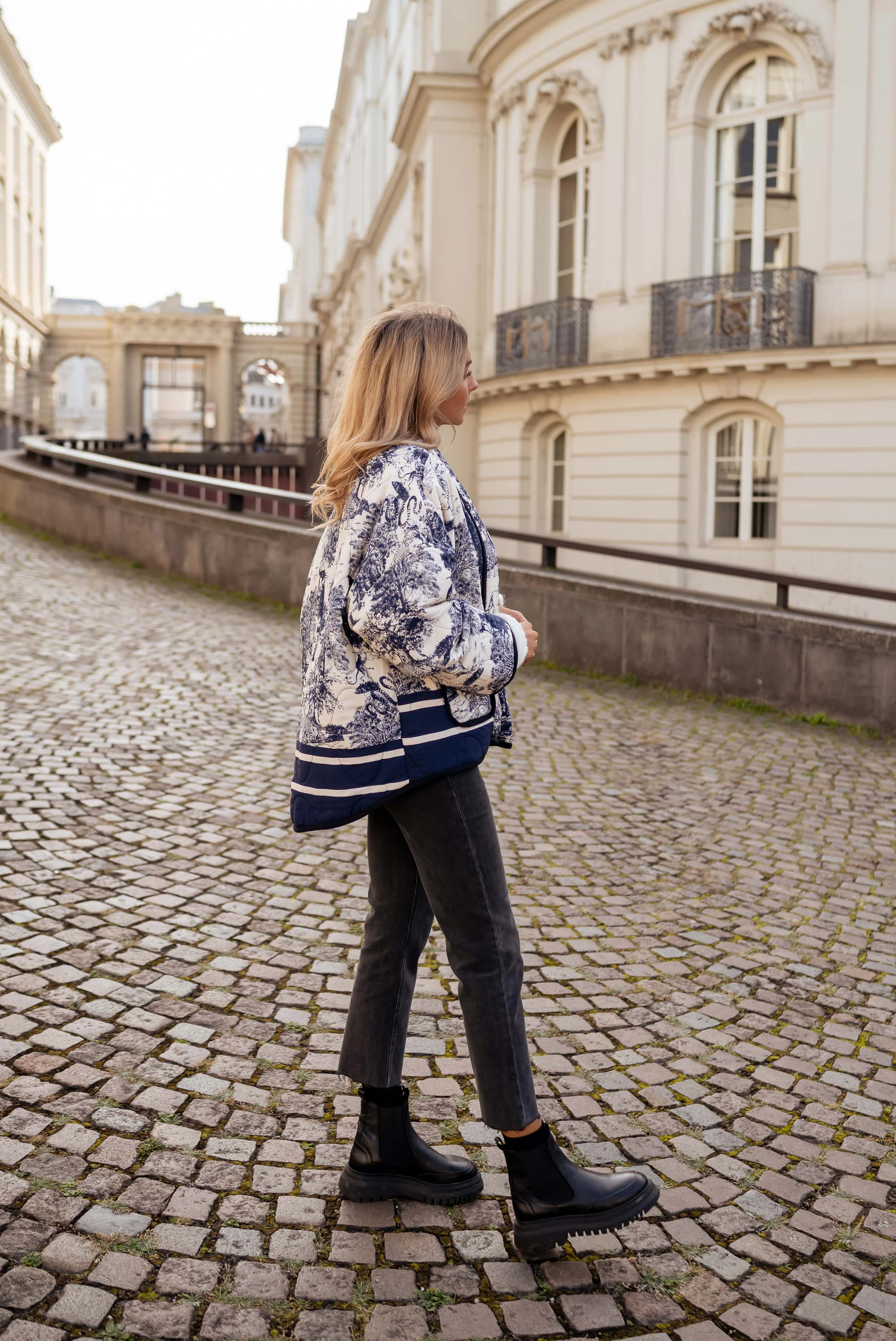 Navy Blue Aster Jacket