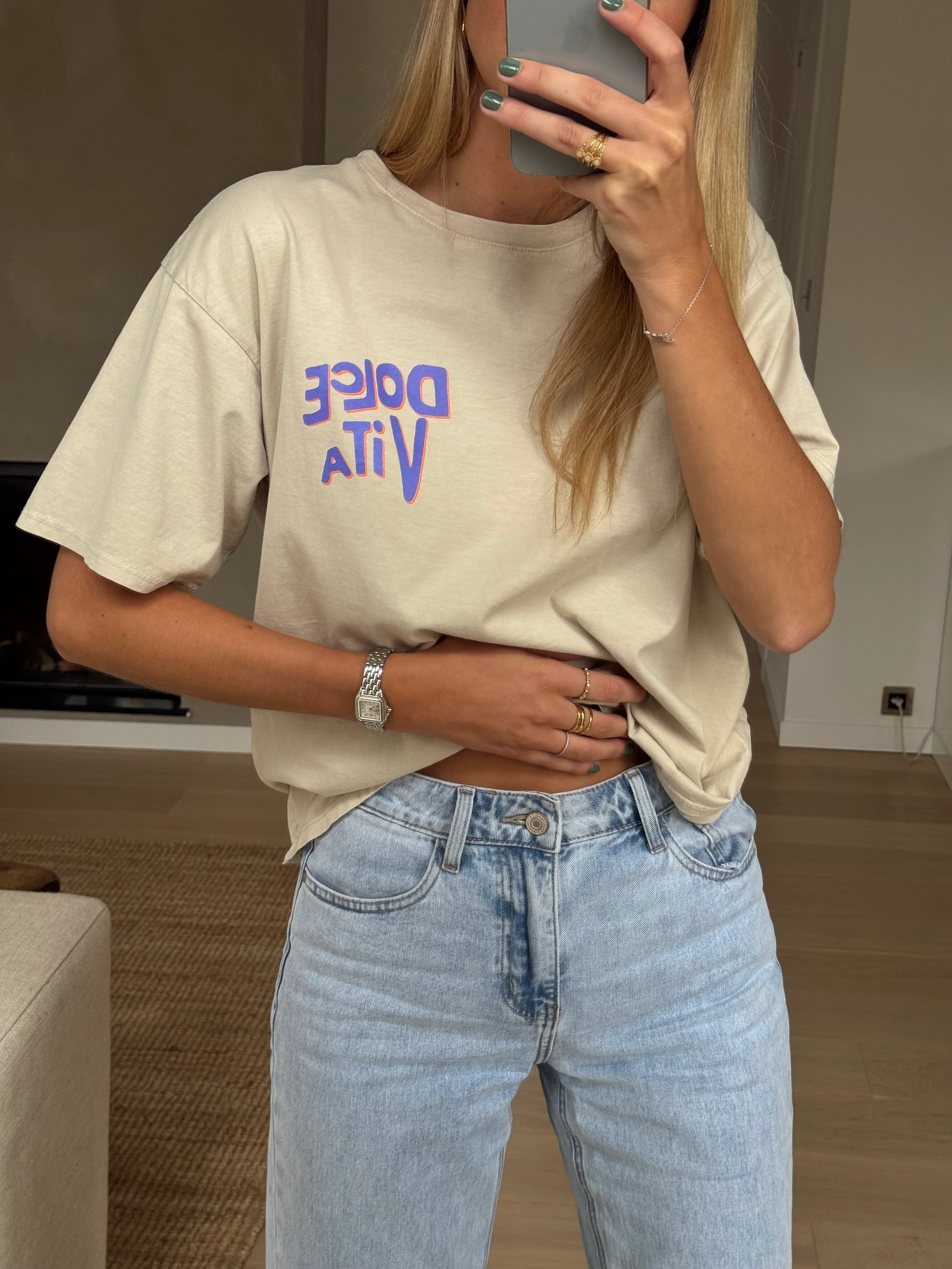 Beige Dolce T-shirt