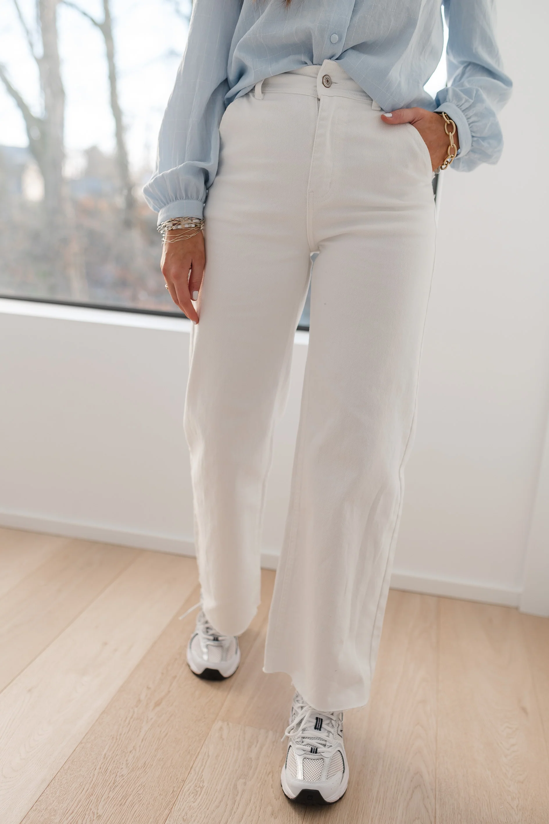 White Bastian Jeans