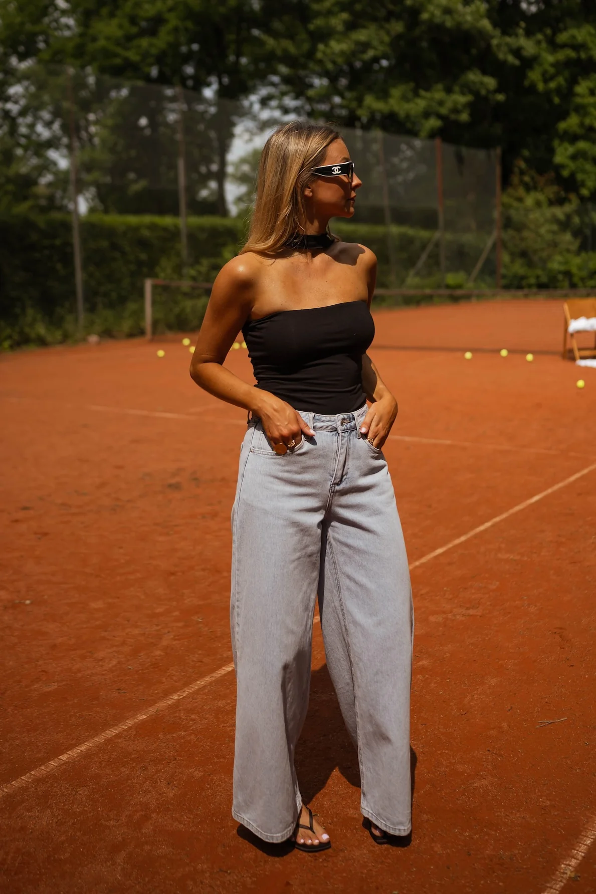Black Calie Top