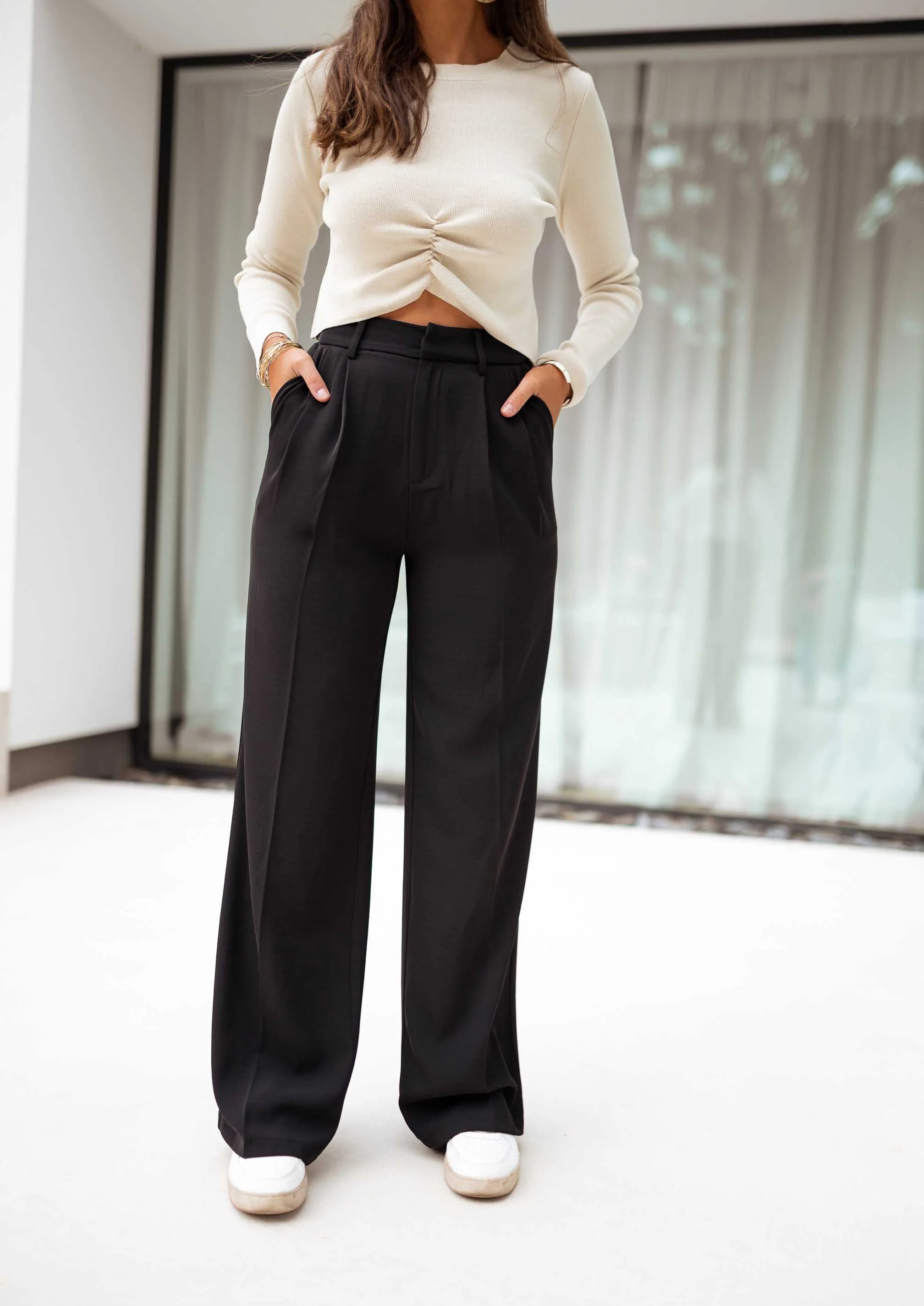 Black Victor Pants