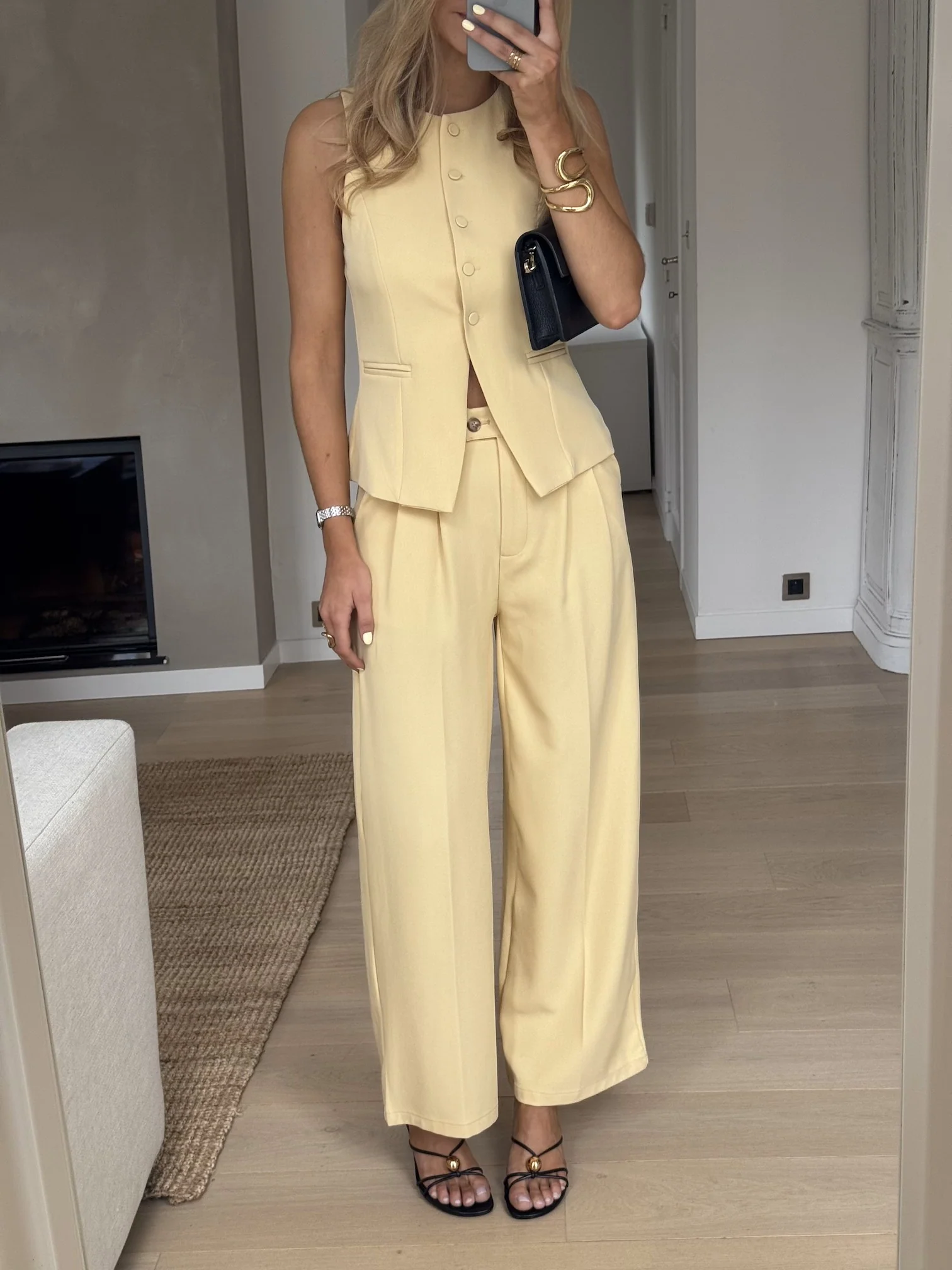 Yellow Pola Pants