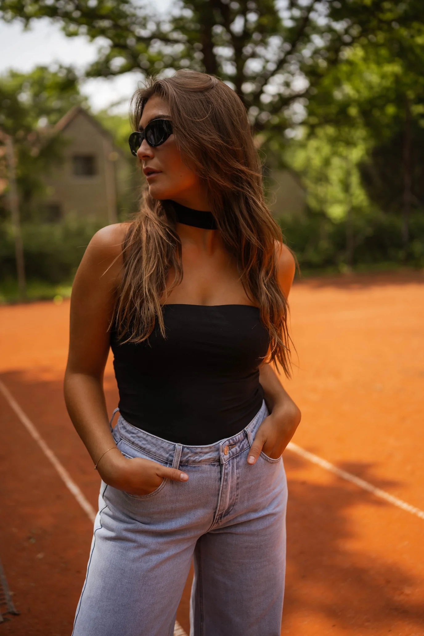 Black Calie Top