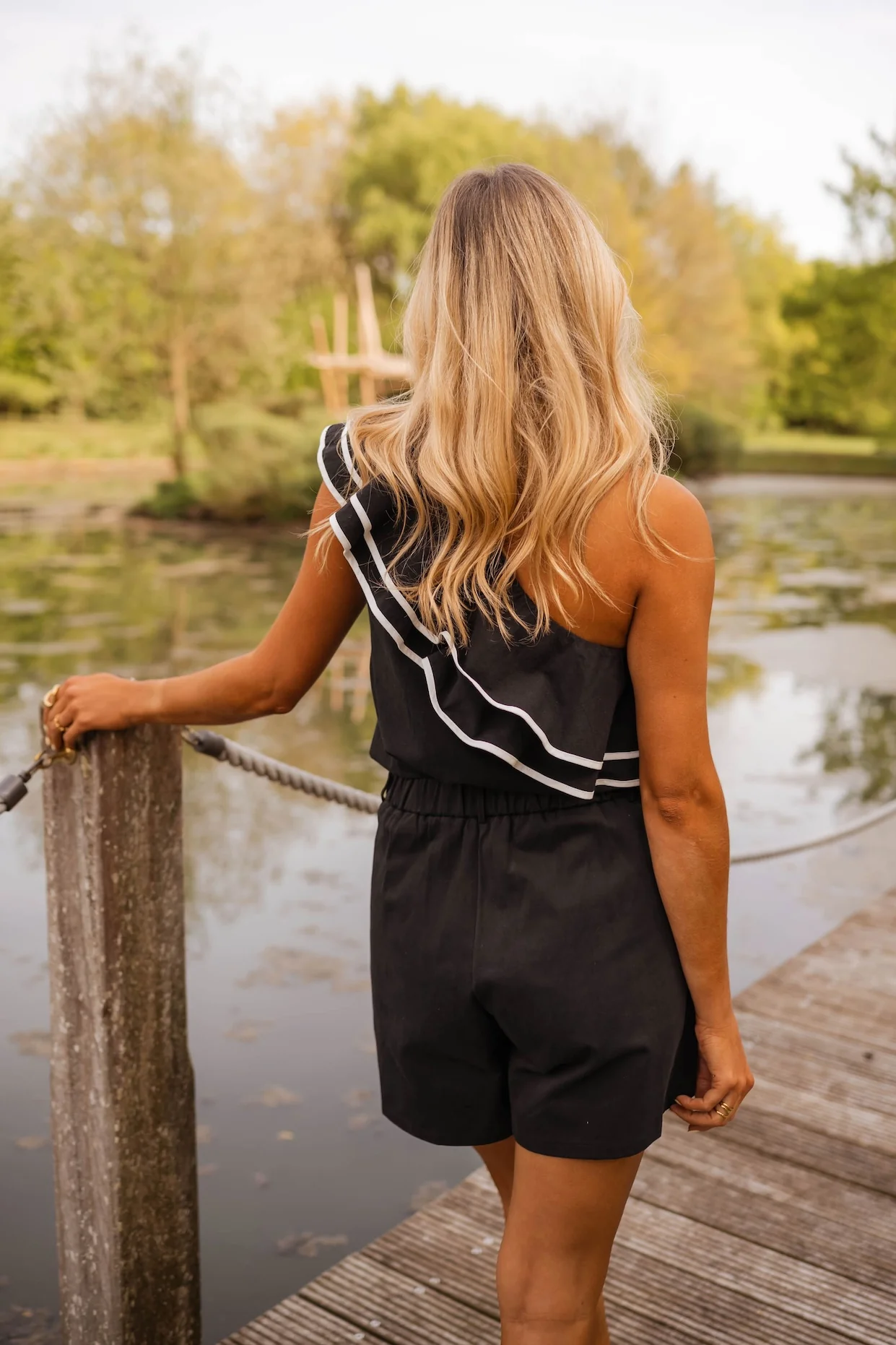 Black Anza Blouse