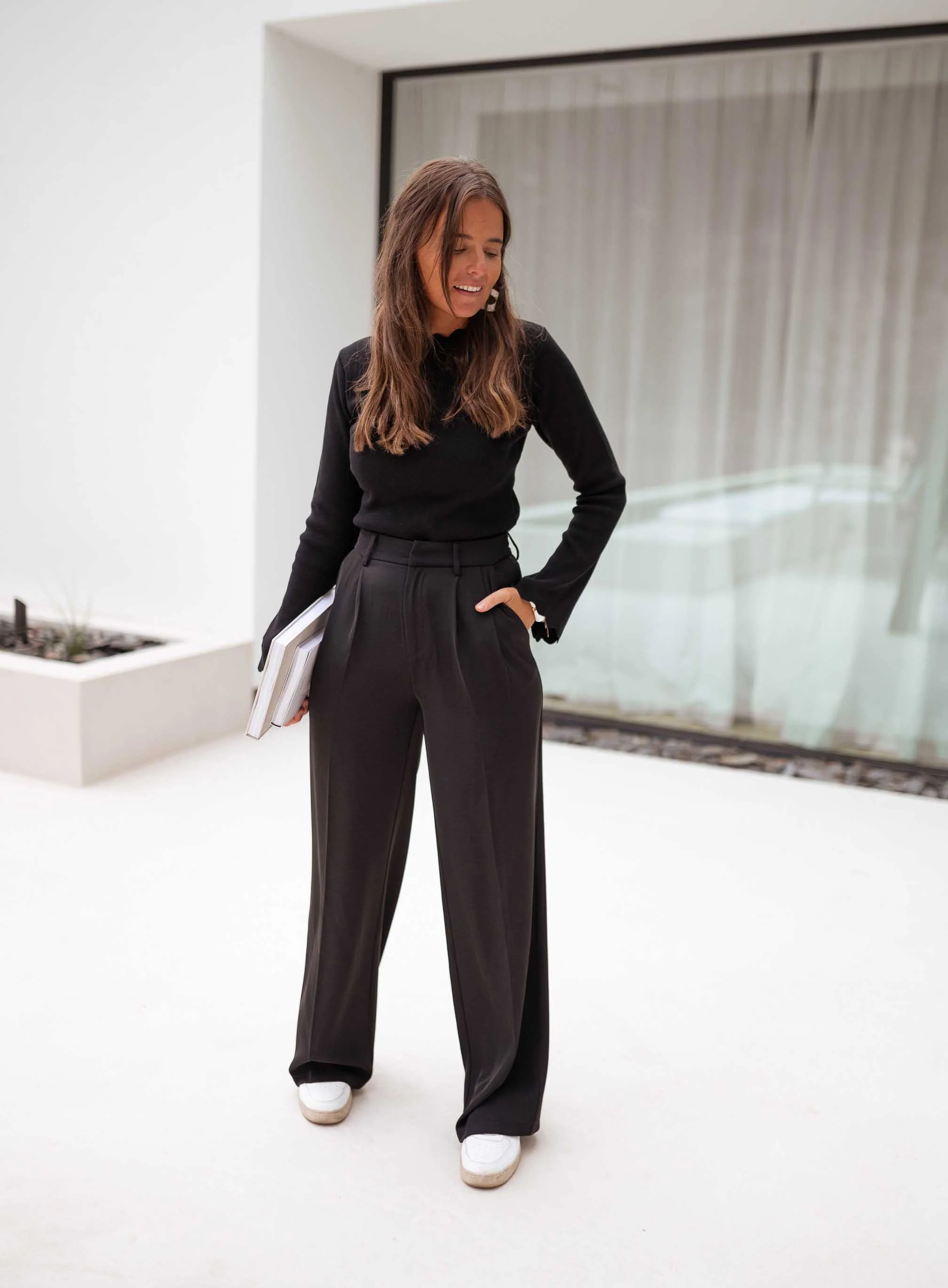 Black Victor Pants