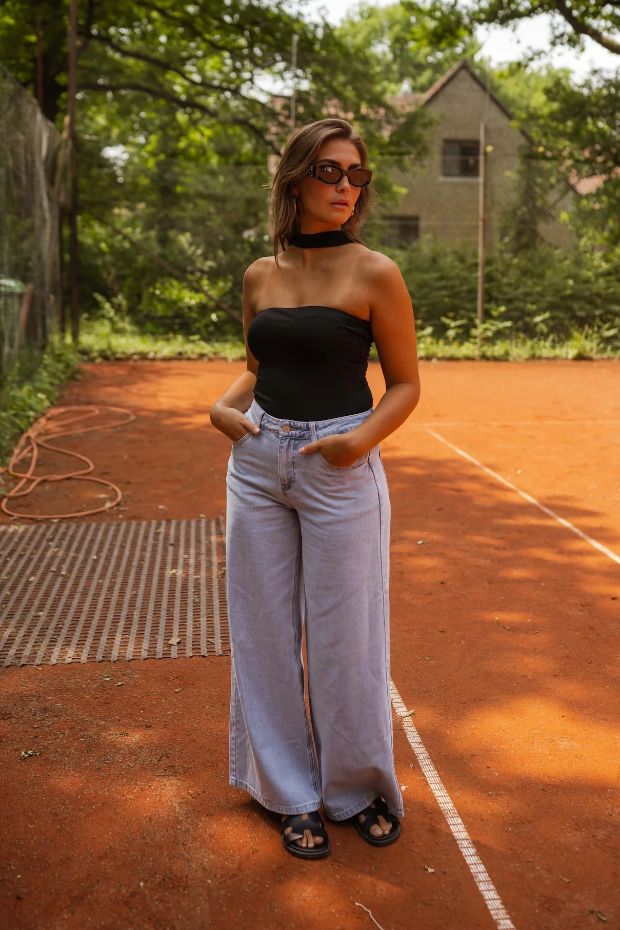 Black Calie Top