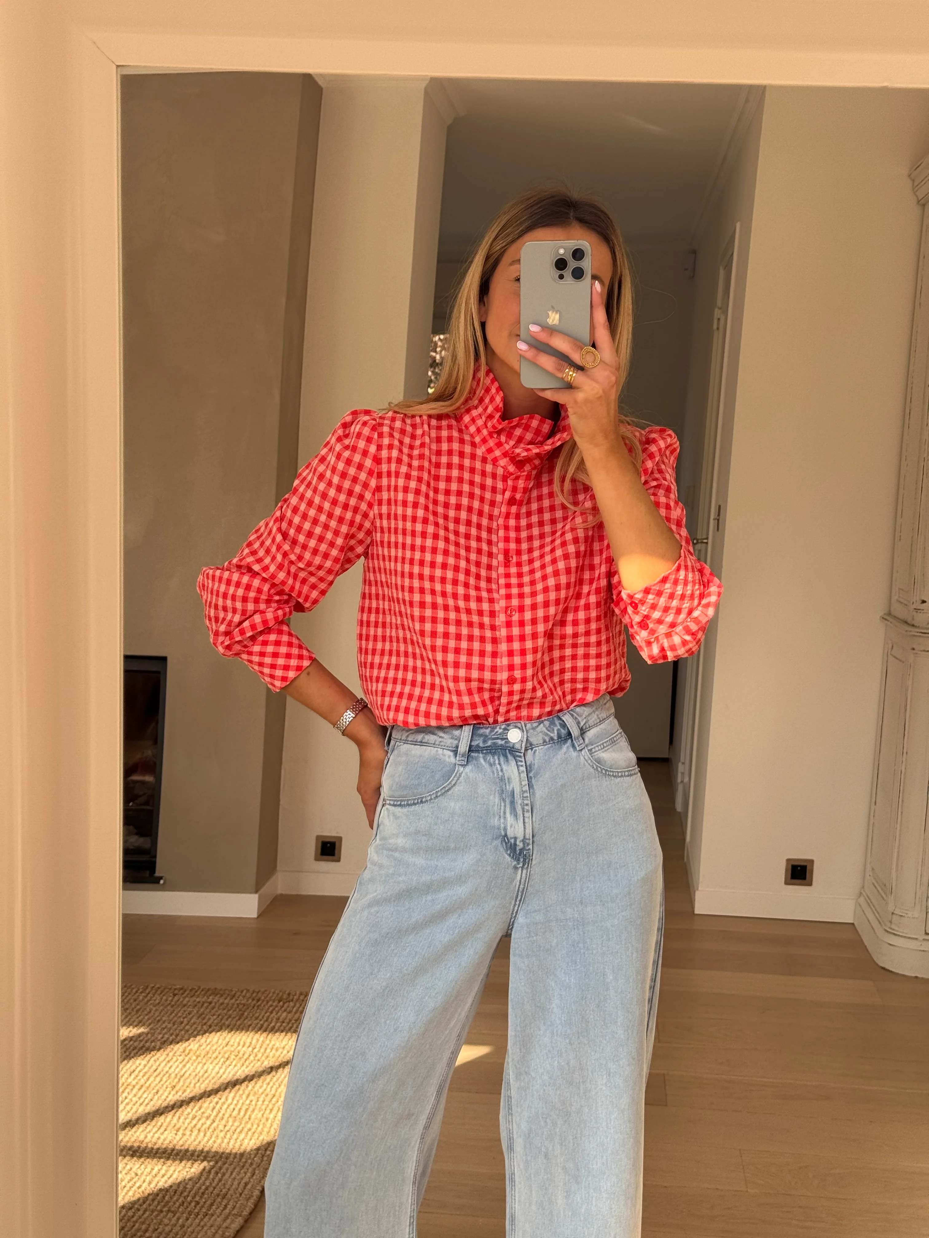 Red and Orange Lili Shirt