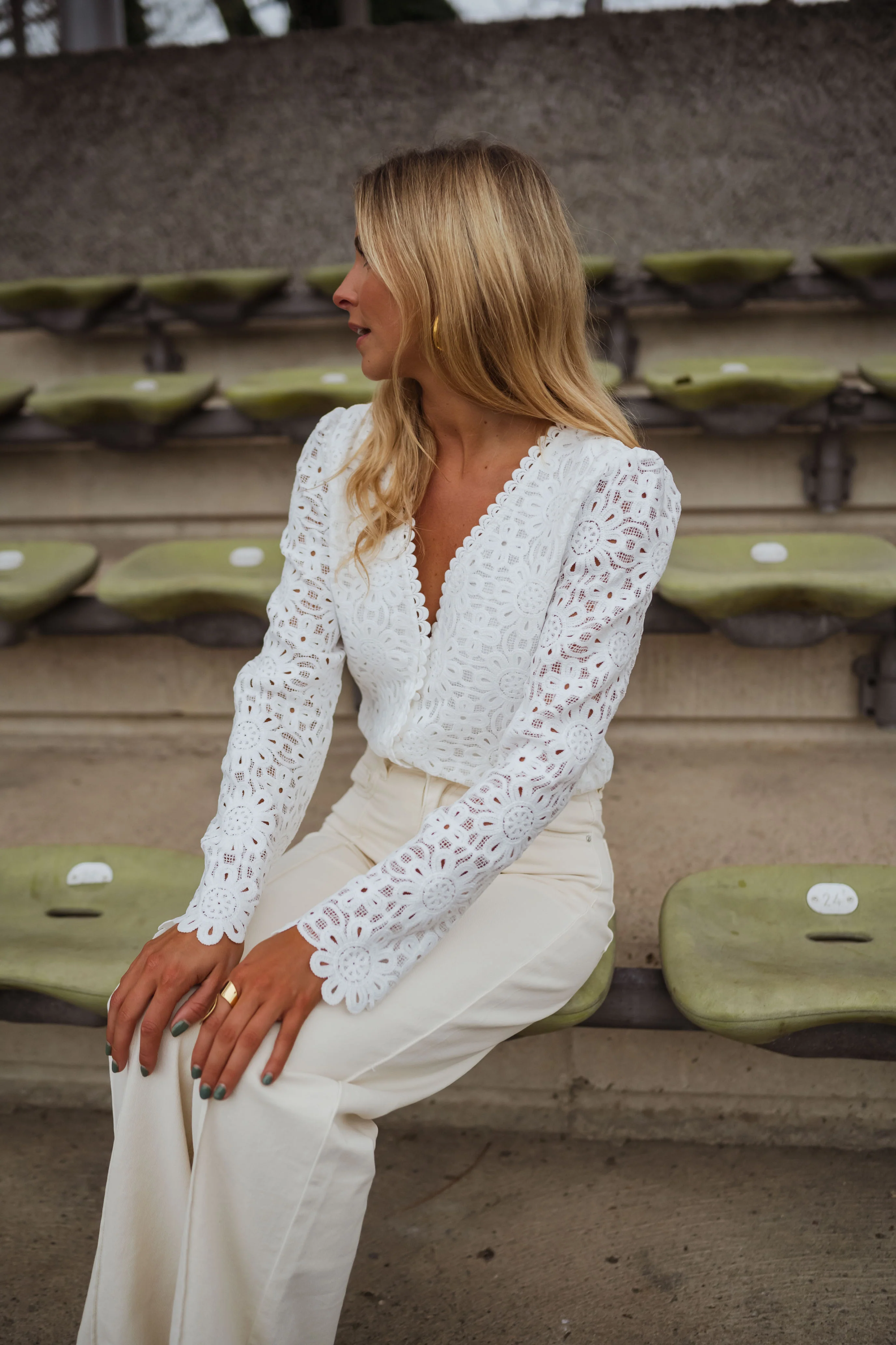 Ecru Olivan Blouse
